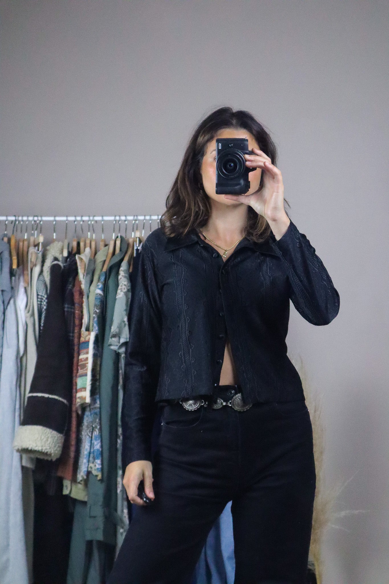 Vintage x Satin Blouse (S)