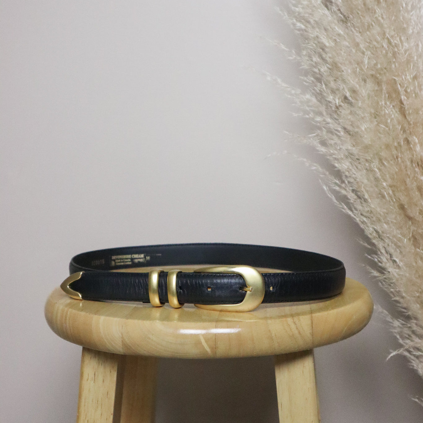 Made in Canada x Vintage x Leather Belt (S)