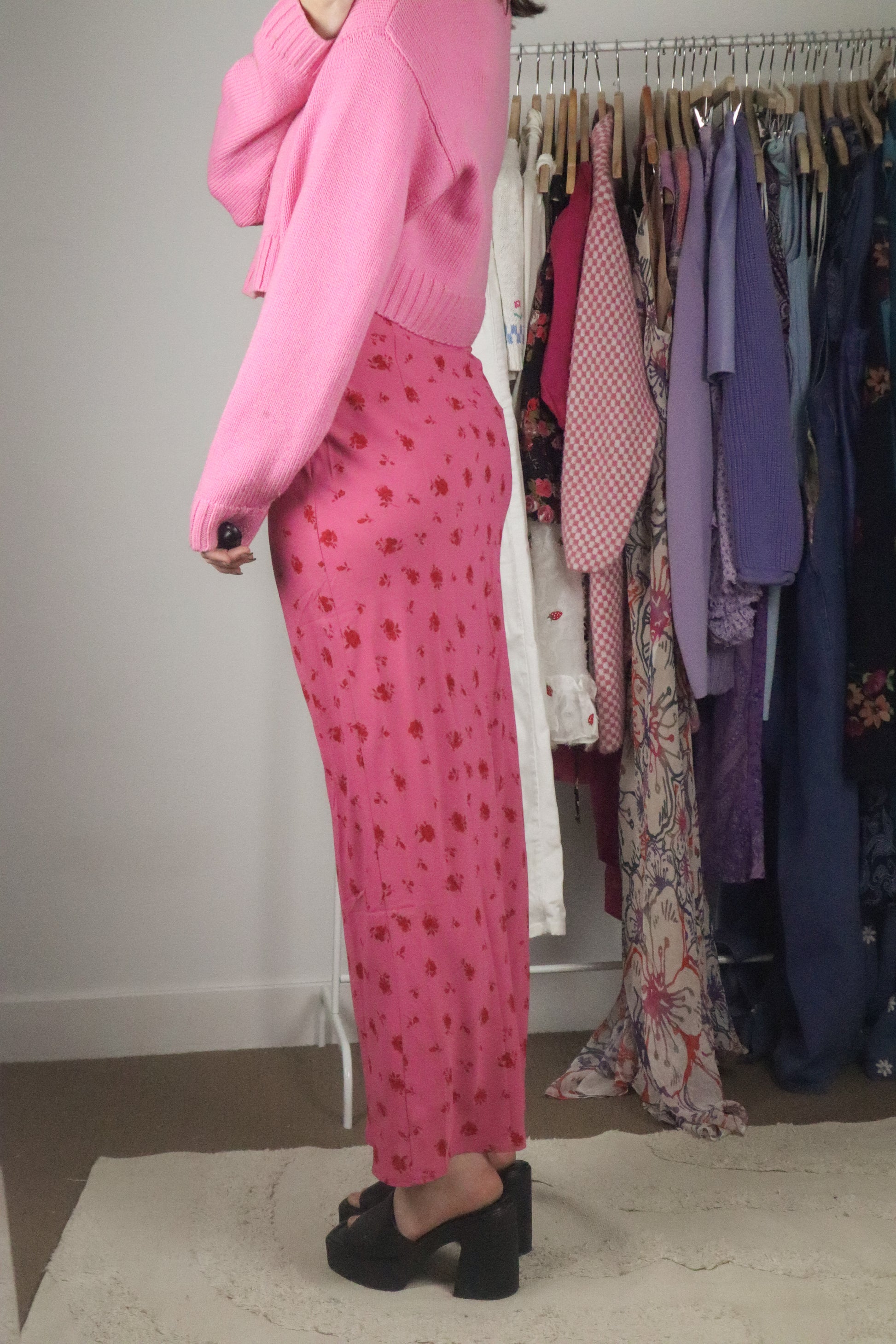 Modern x Floral Maxi Skirt (S)