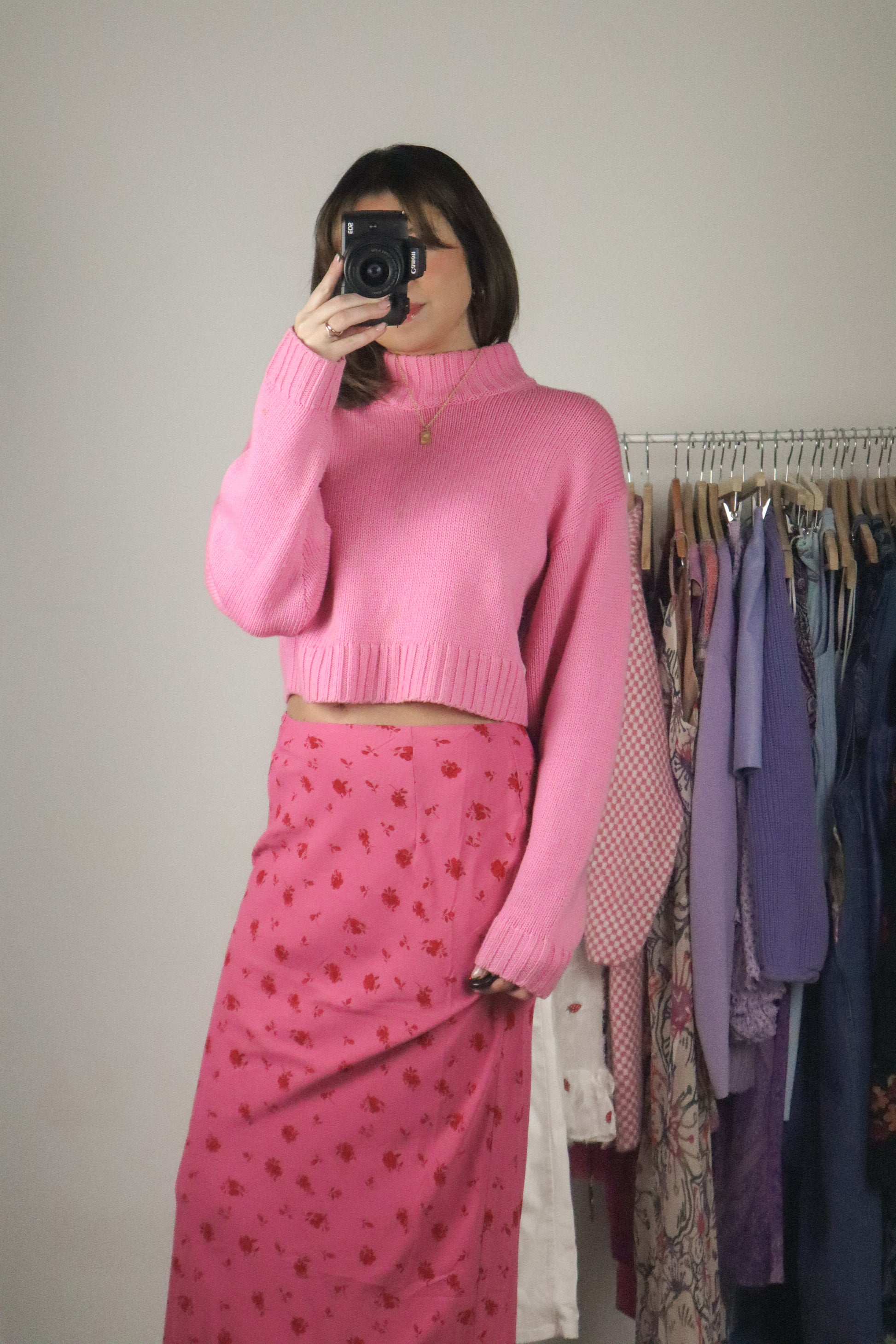 Modern x Wilfred Free x Merino Wool Cropped Sweater (XS/S)