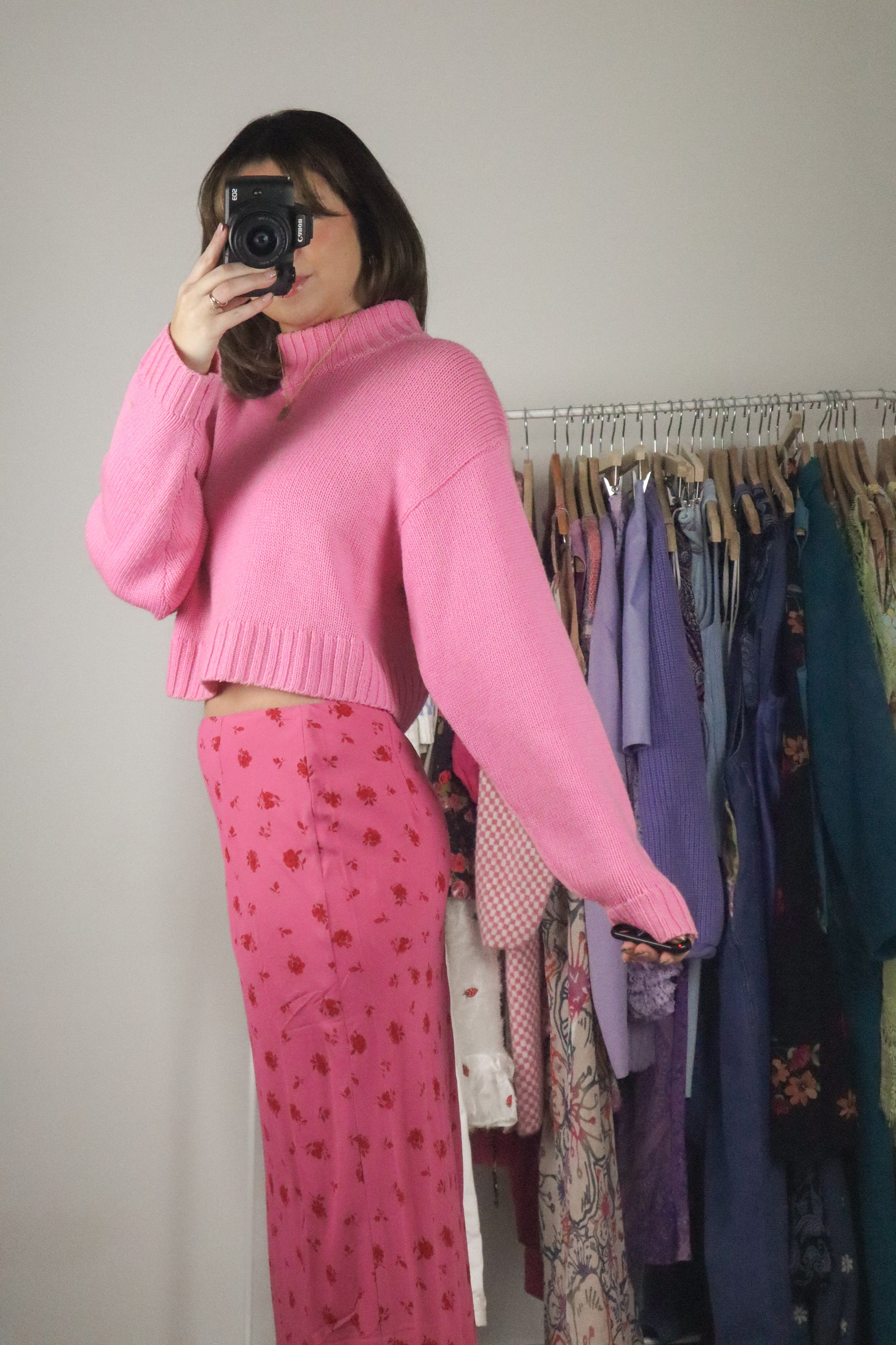 Modern x Wilfred Free x Merino Wool Cropped Sweater (XS/S)