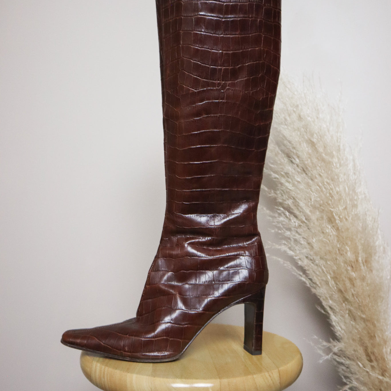 Made in Italy x Vintage x Leather Boots (8.5)