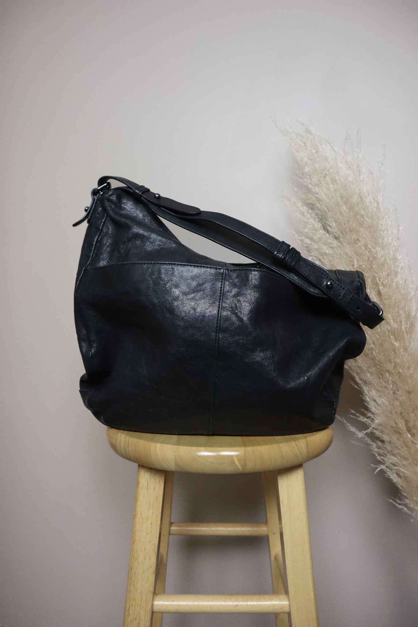 Vintage x Dainer x Leather Hobo Bag