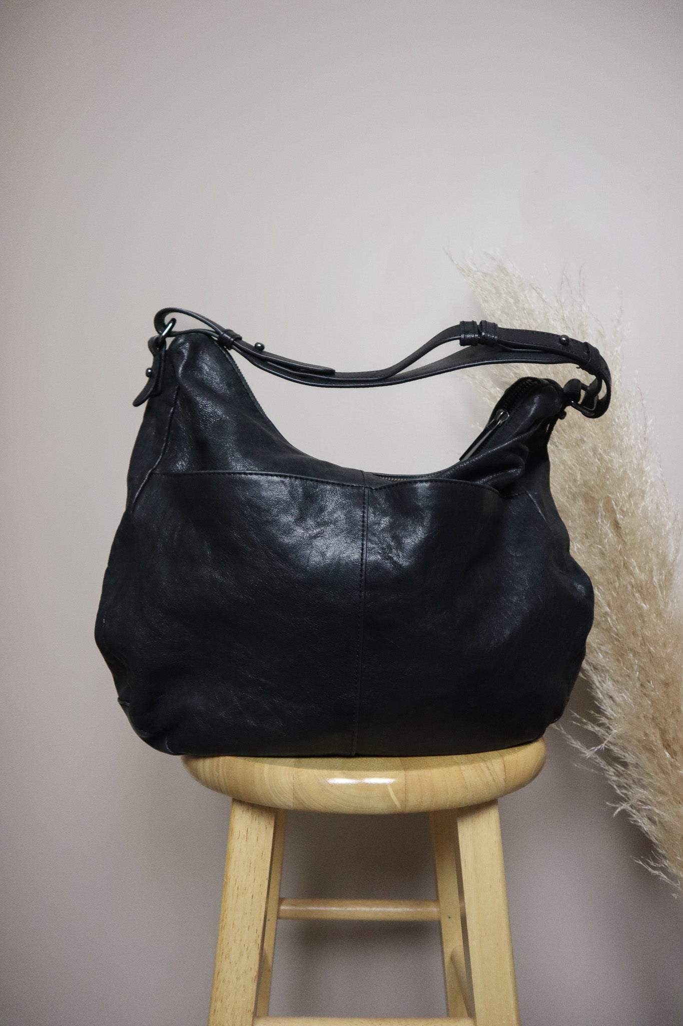 Vintage x Dainer x Leather Hobo Bag