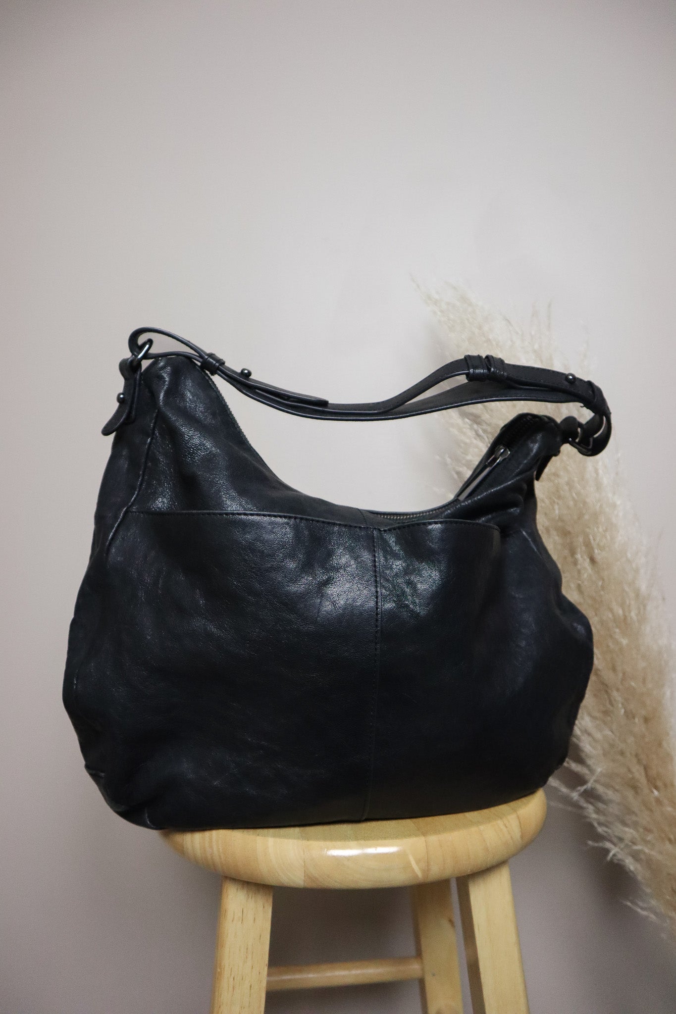 Vintage x Dainer x Leather Hobo Bag