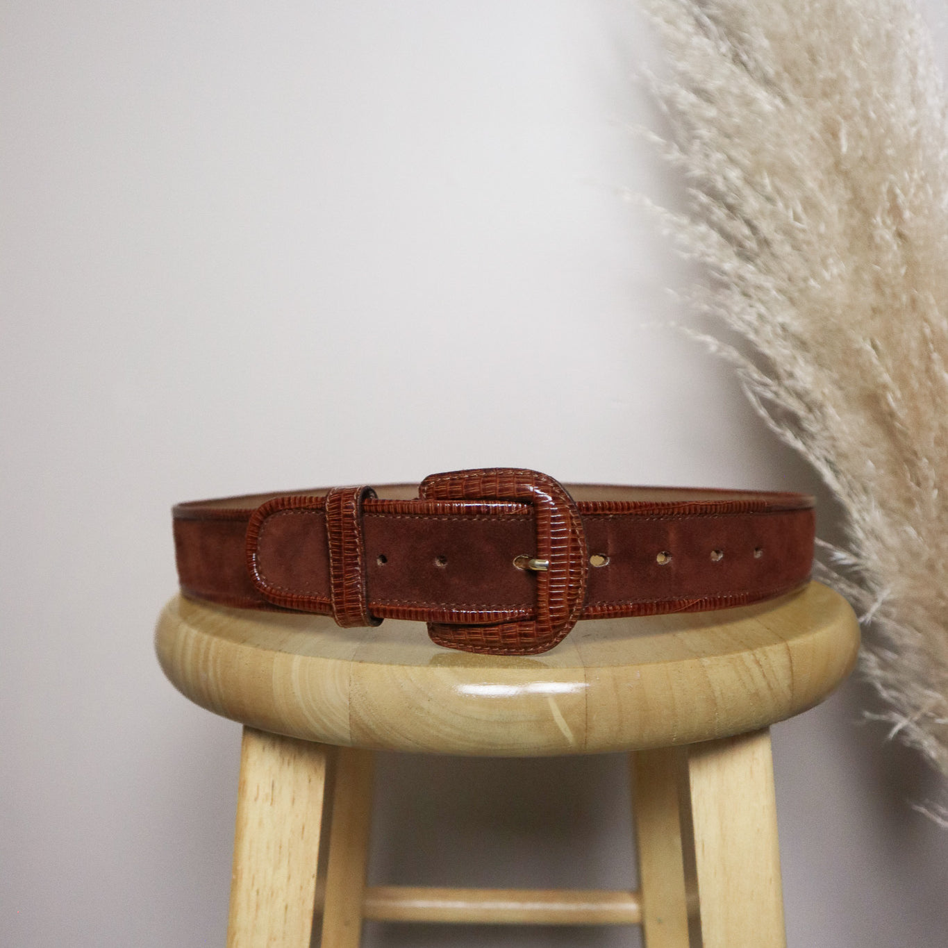 Made in Italy x Vintage x Suede Belt (S)