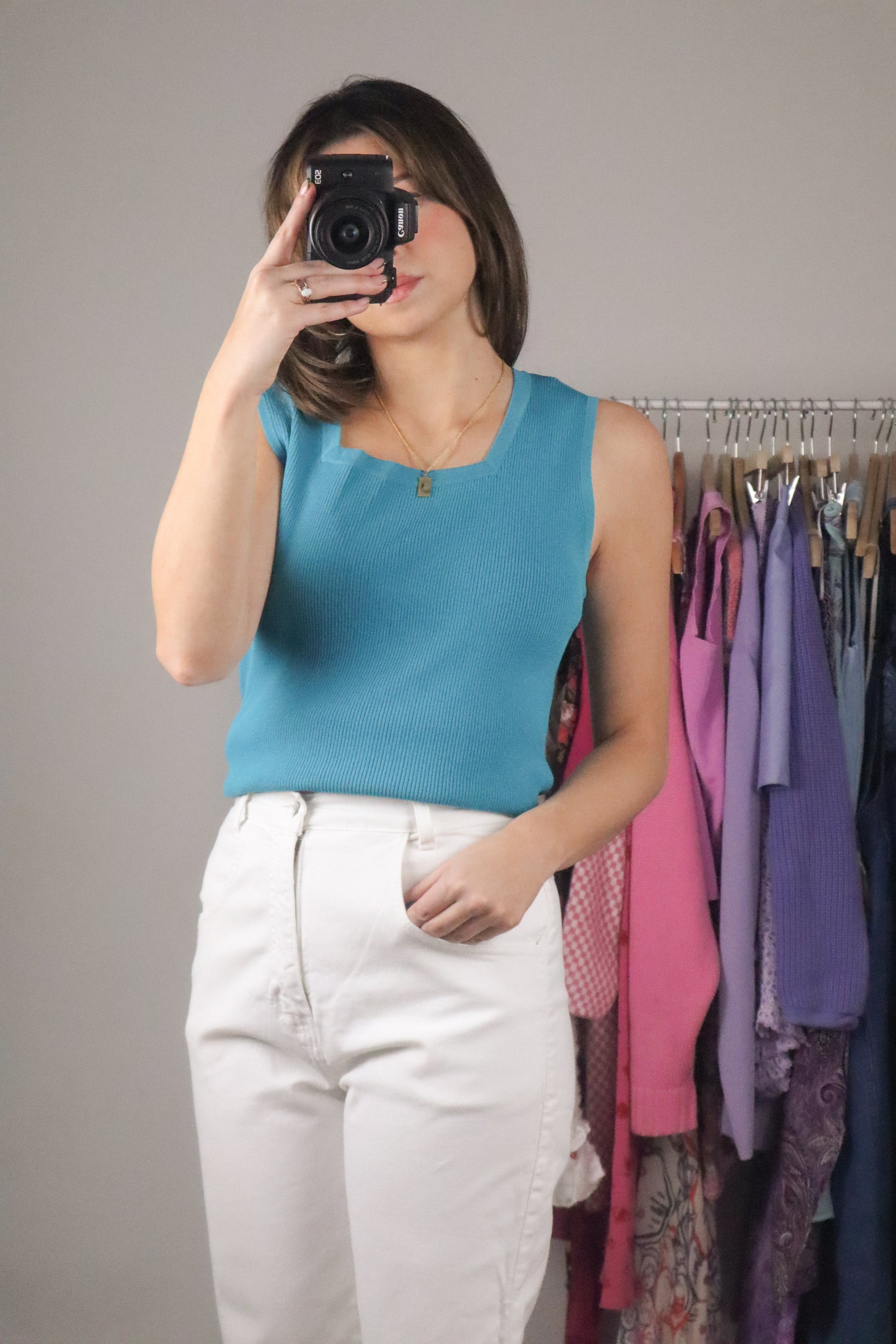 Vintage x Square Neck Tank (L)