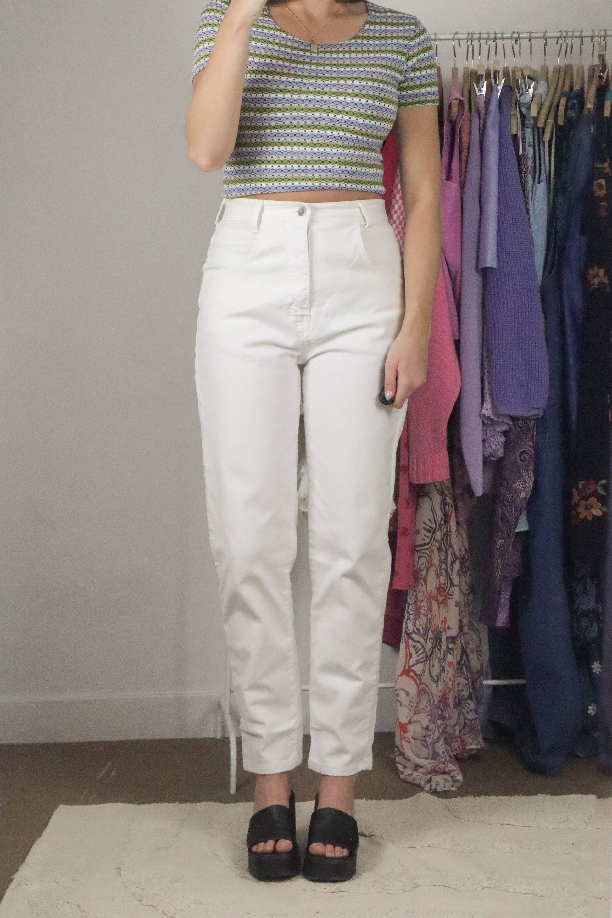 Made in Canada x Vintage x White Pants (S)