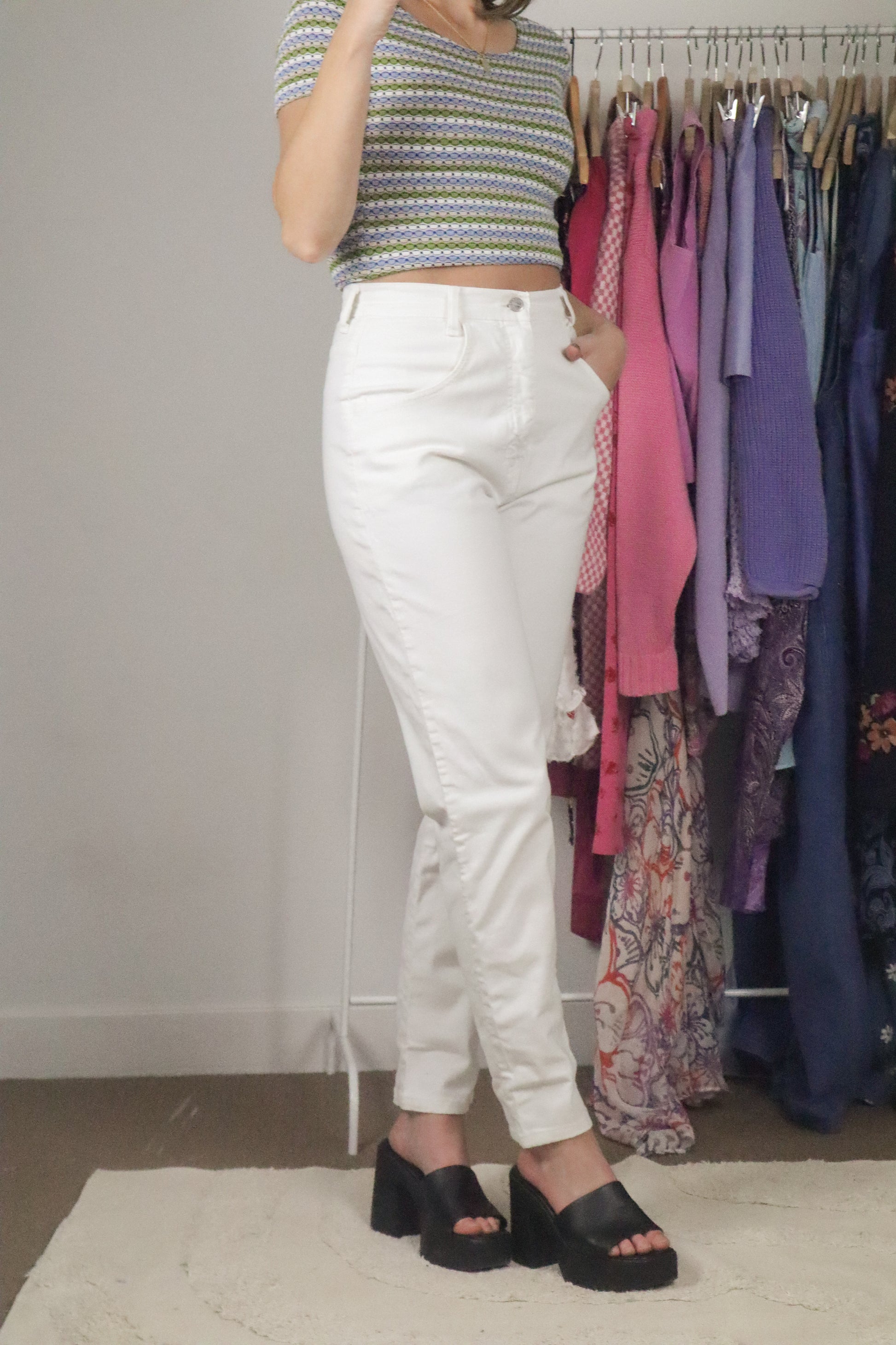 Made in Canada x Vintage x White Pants (S)