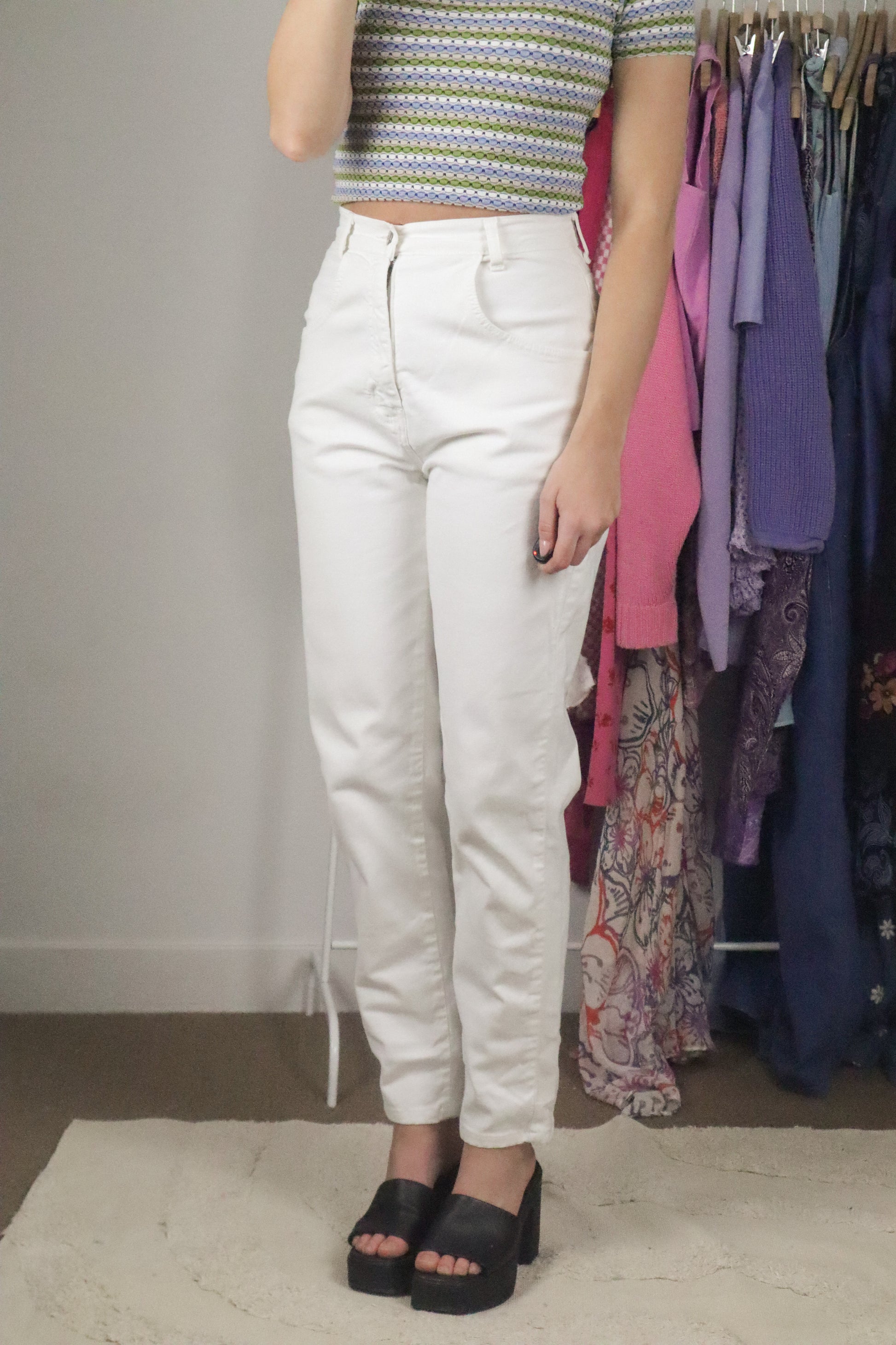 Made in Canada x Vintage x White Pants (S)