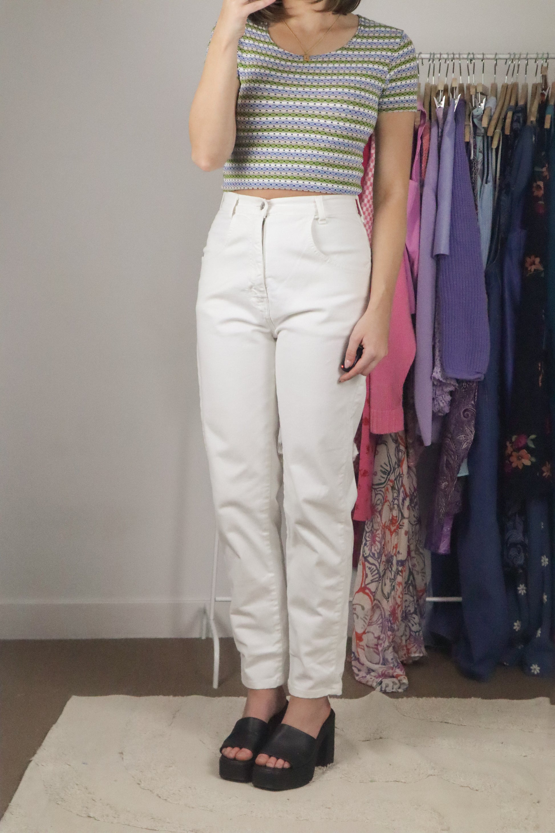 Made in Canada x Vintage x White Pants (S)