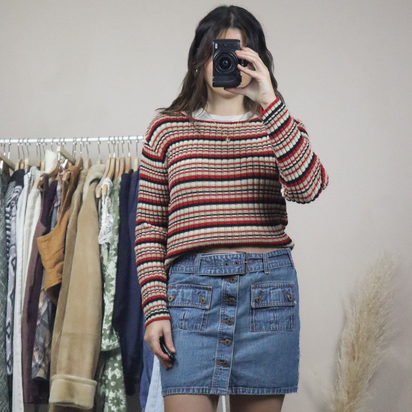 Vintage x Striped Knit (M)