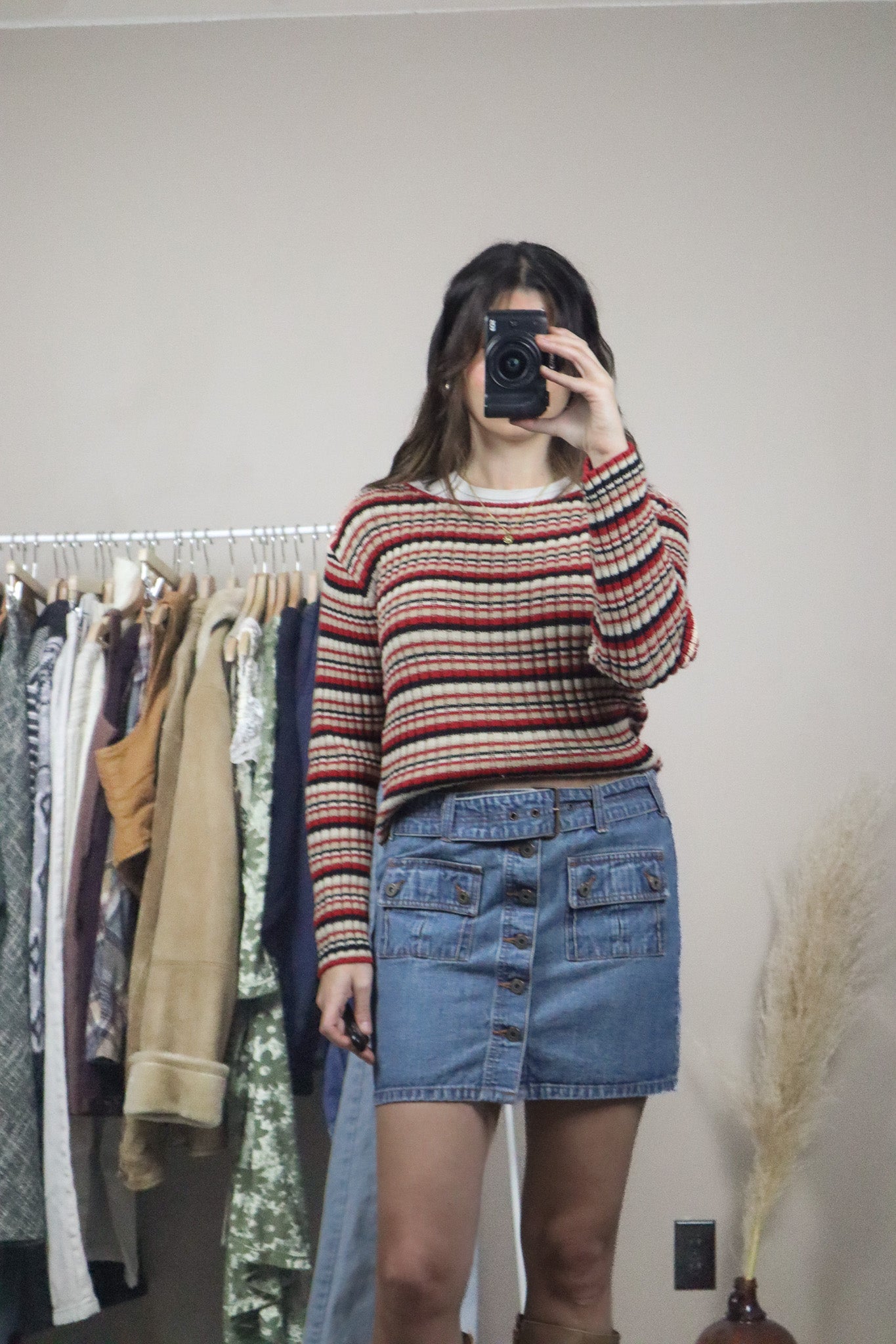 Vintage x Striped Knit (M)