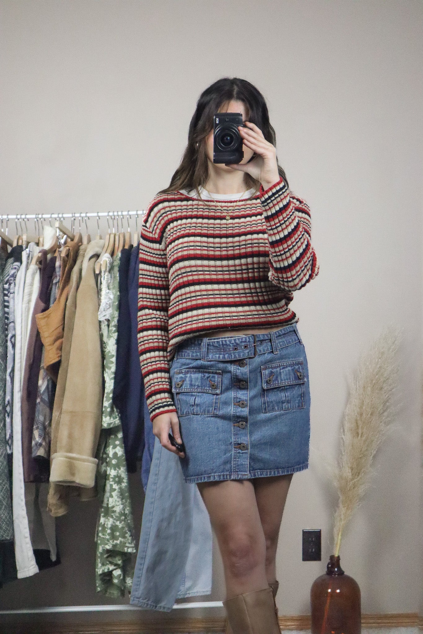 Vintage x Striped Knit (M)
