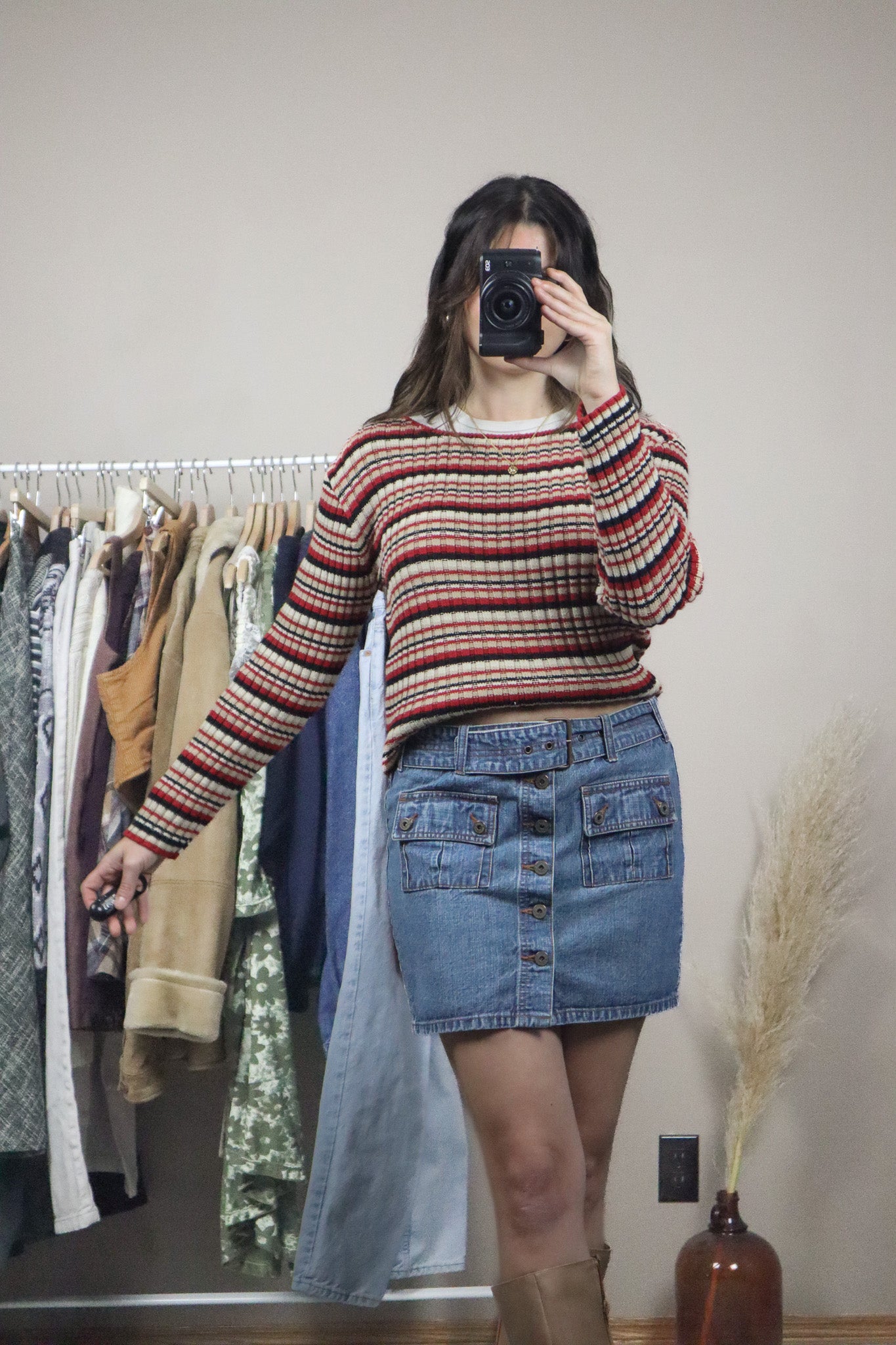 Vintage x Striped Knit (M)