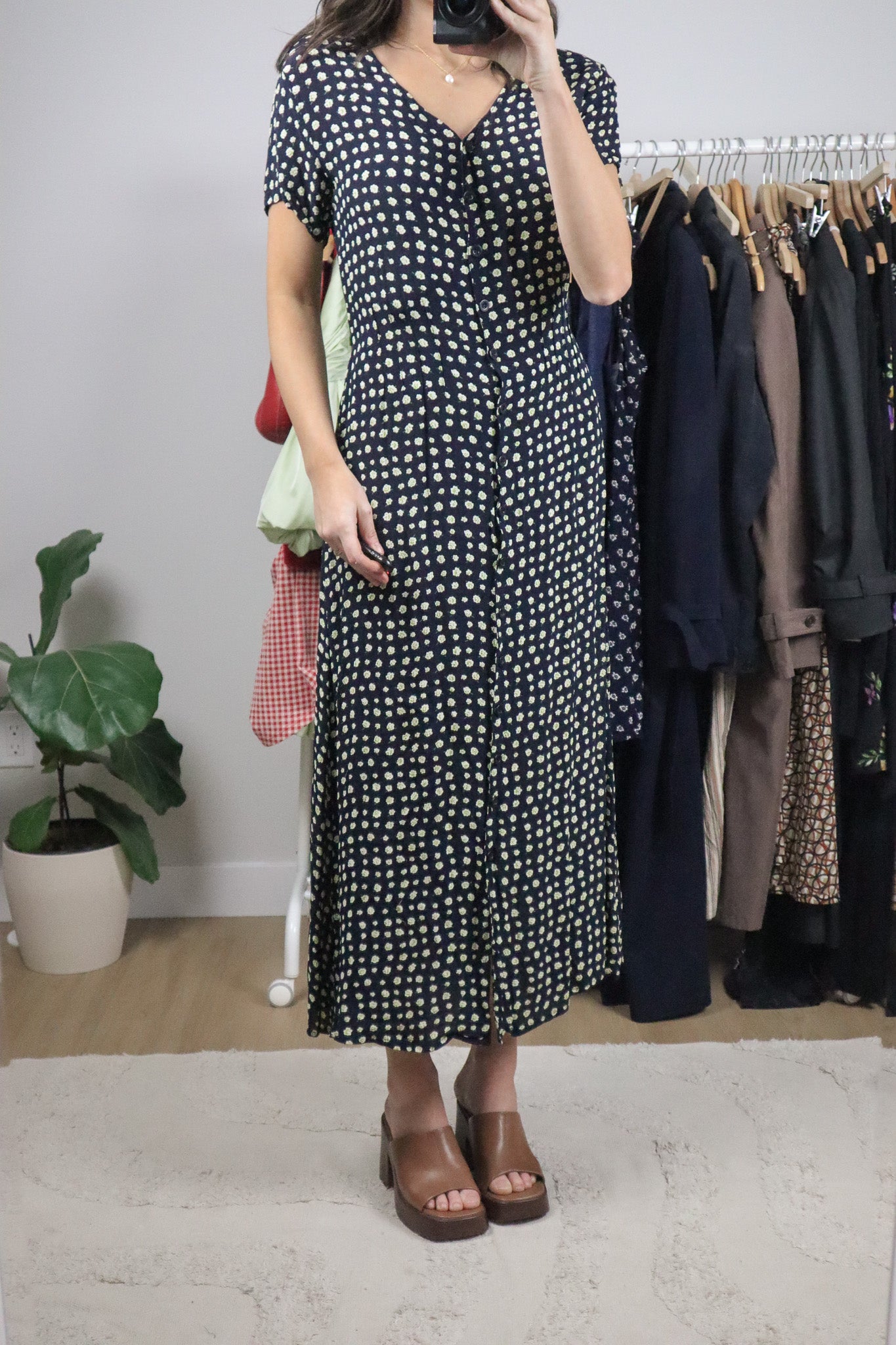 Vintage x Floral Button Maxi Dress (10)