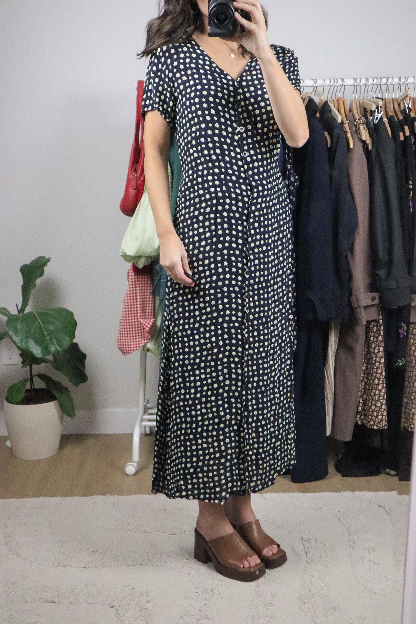 Vintage x Floral Button Maxi Dress (10)