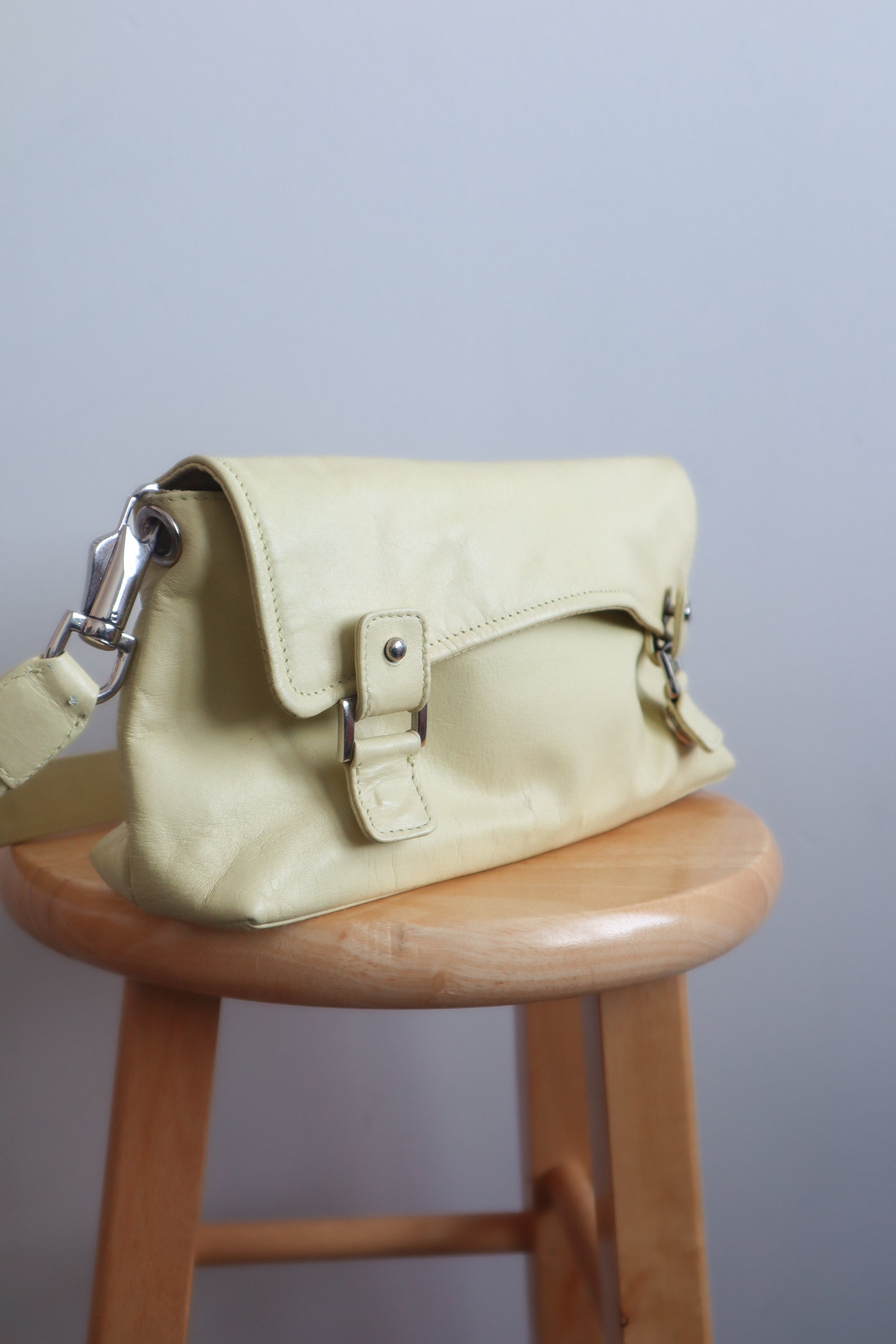Vintage x Faux Leather Shoulder Bag