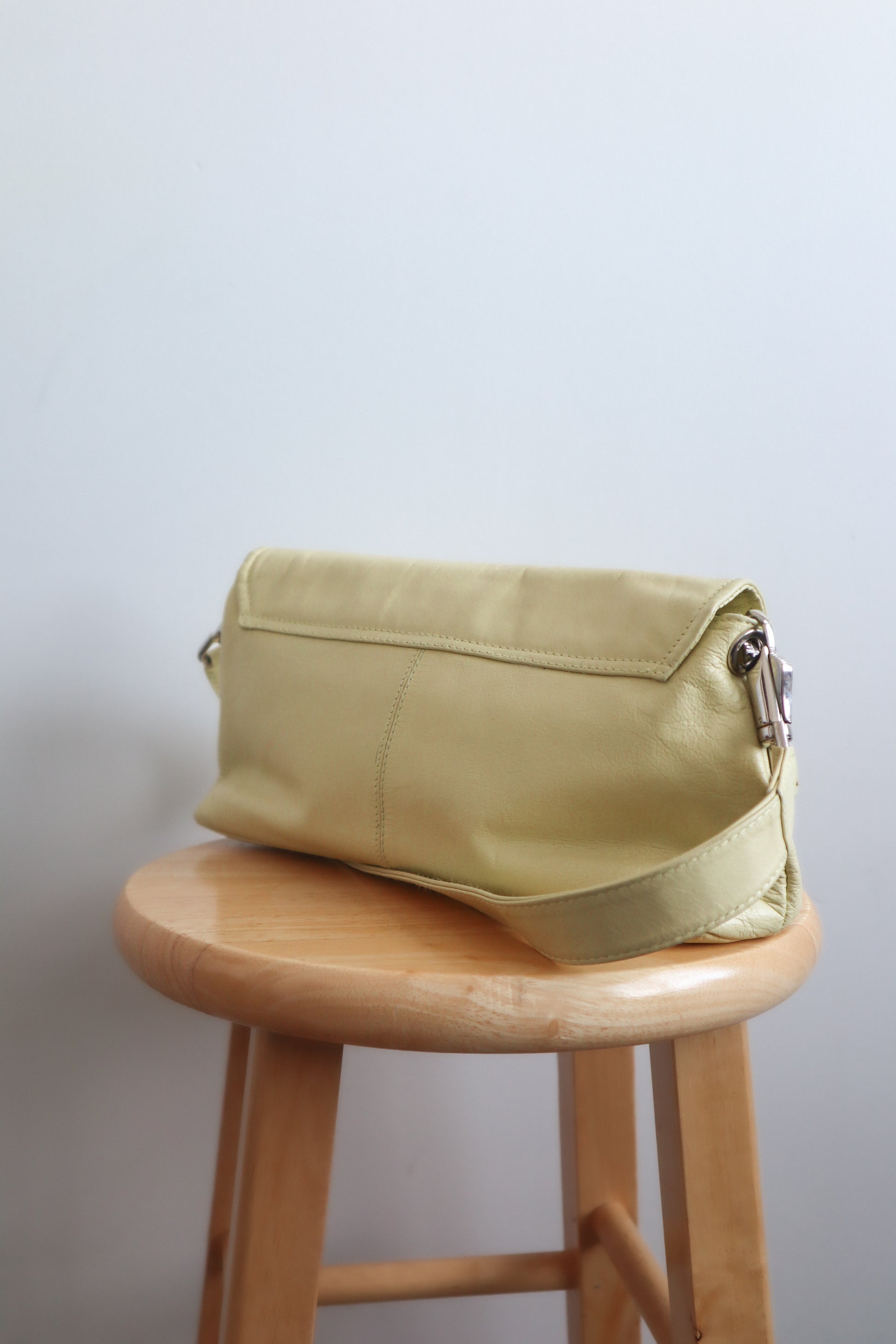 Vintage x Faux Leather Shoulder Bag