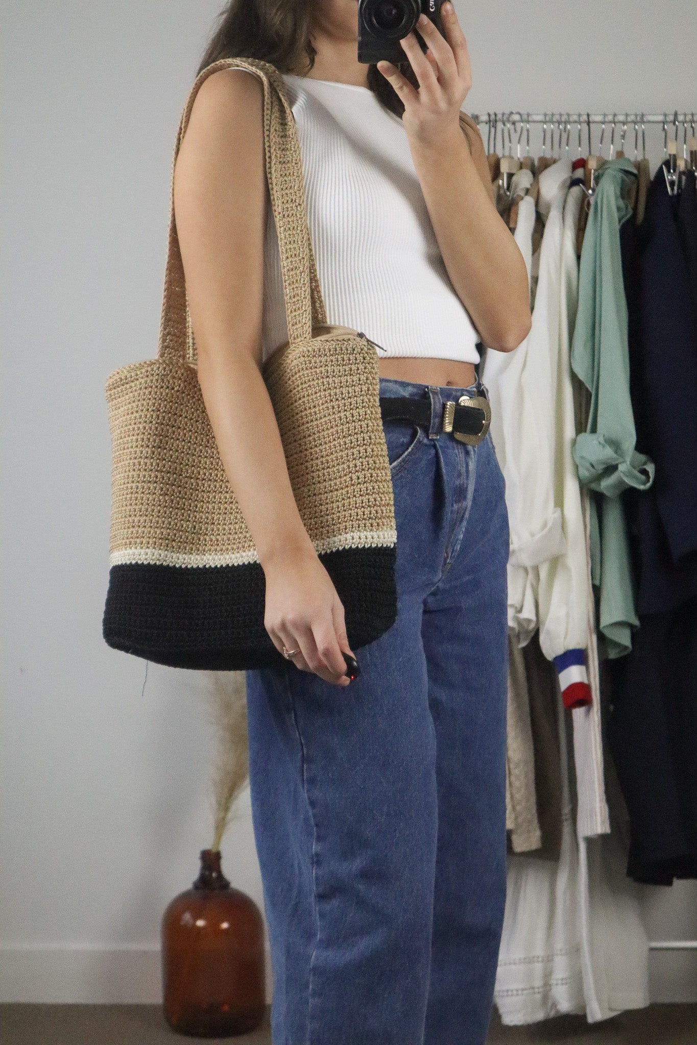 Modern x Woven Purse