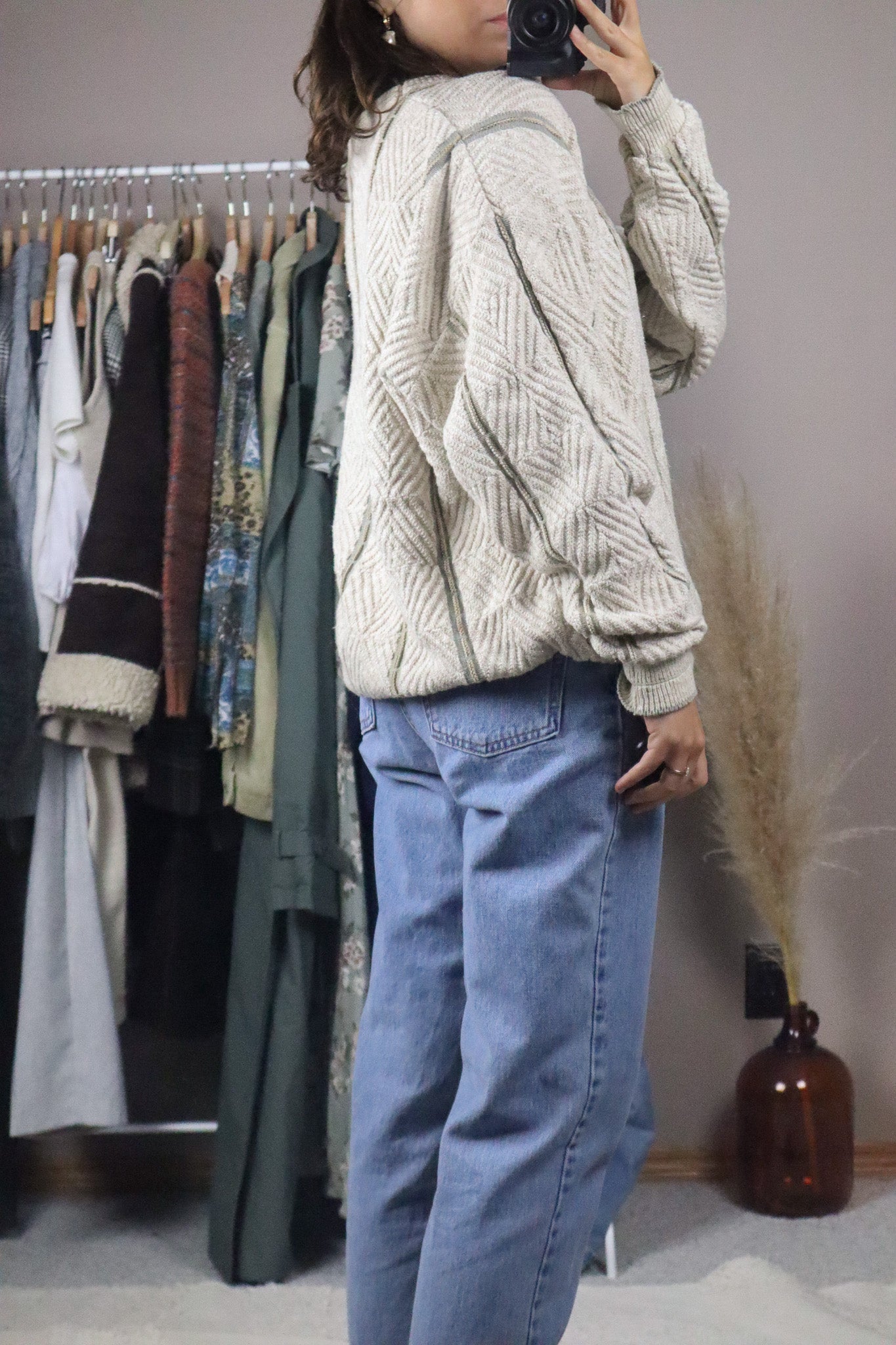 Made in USA x Vintage x Chunky Knit (L/XL)