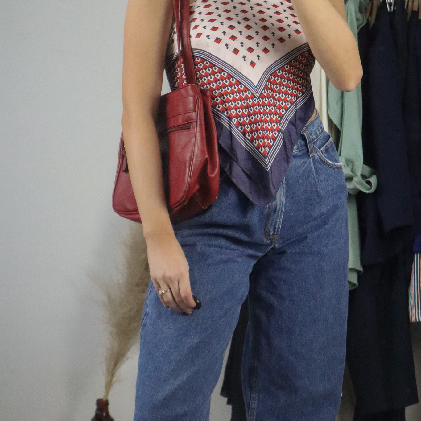 Vintage x Red Purse