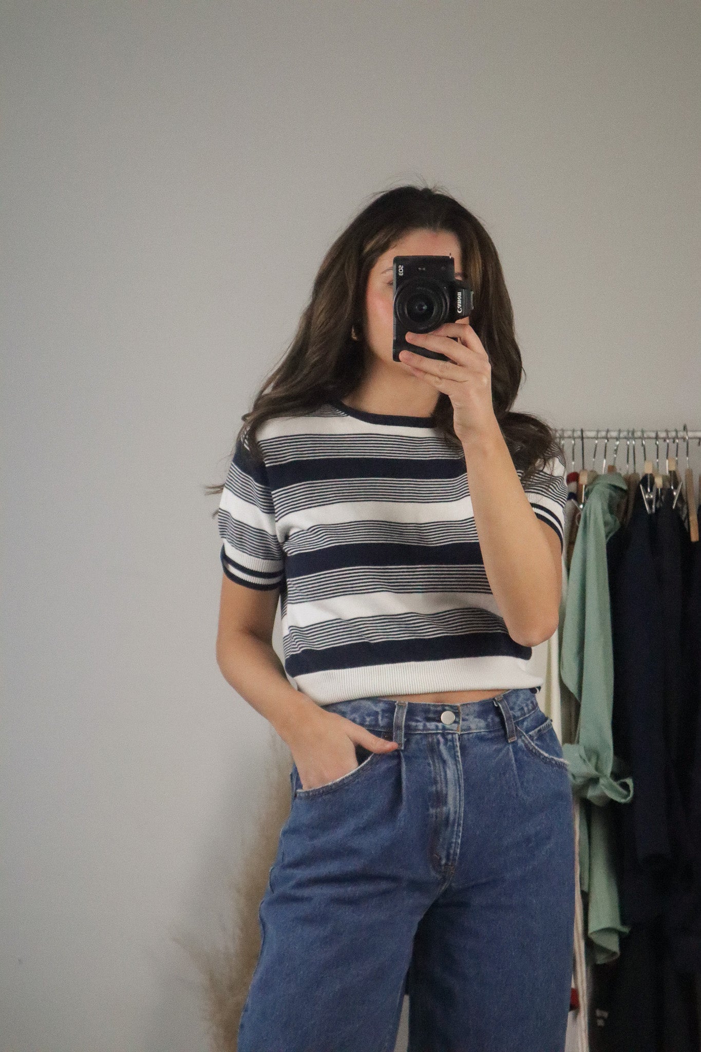 Vintage x Striped T-Shirt (S)