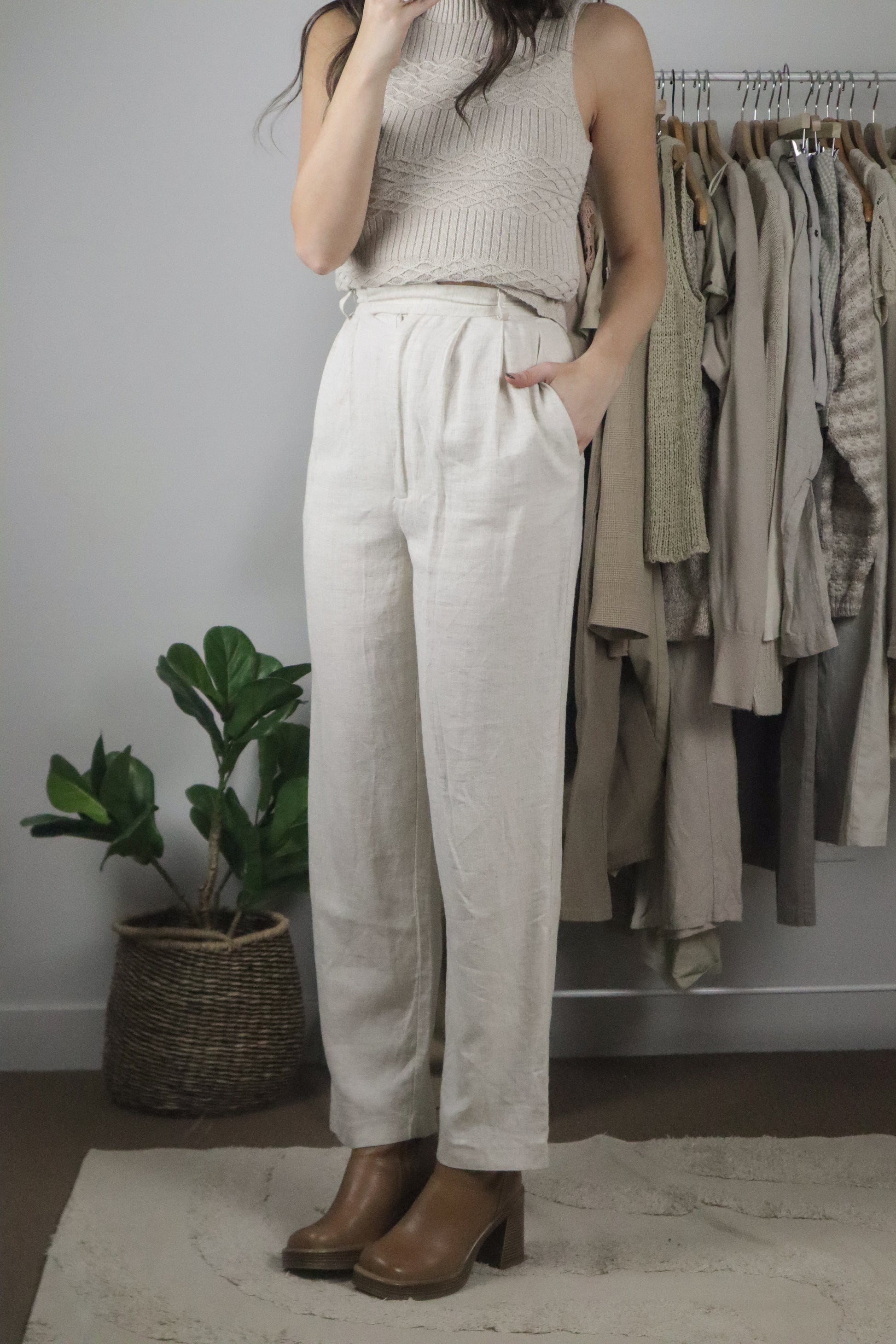 Modern x Linen Blend Trouser (XXS/XS)