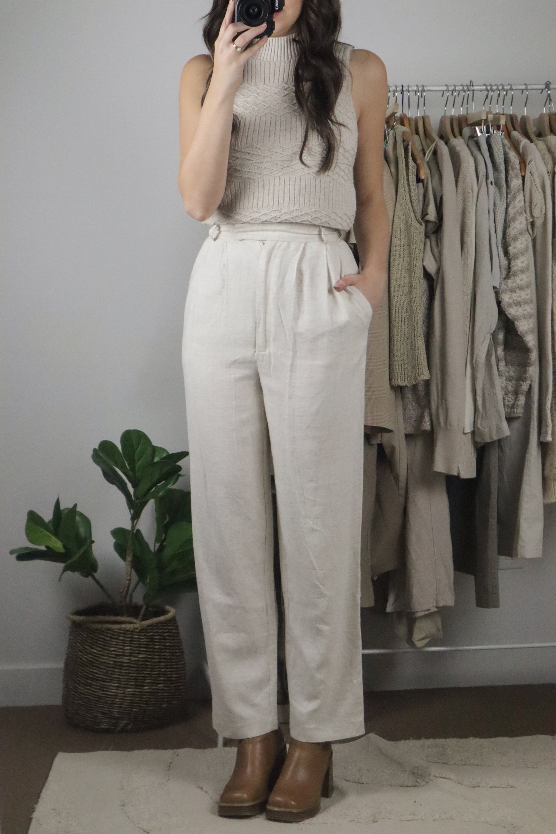 Modern x Linen Blend Trouser (XXS/XS)