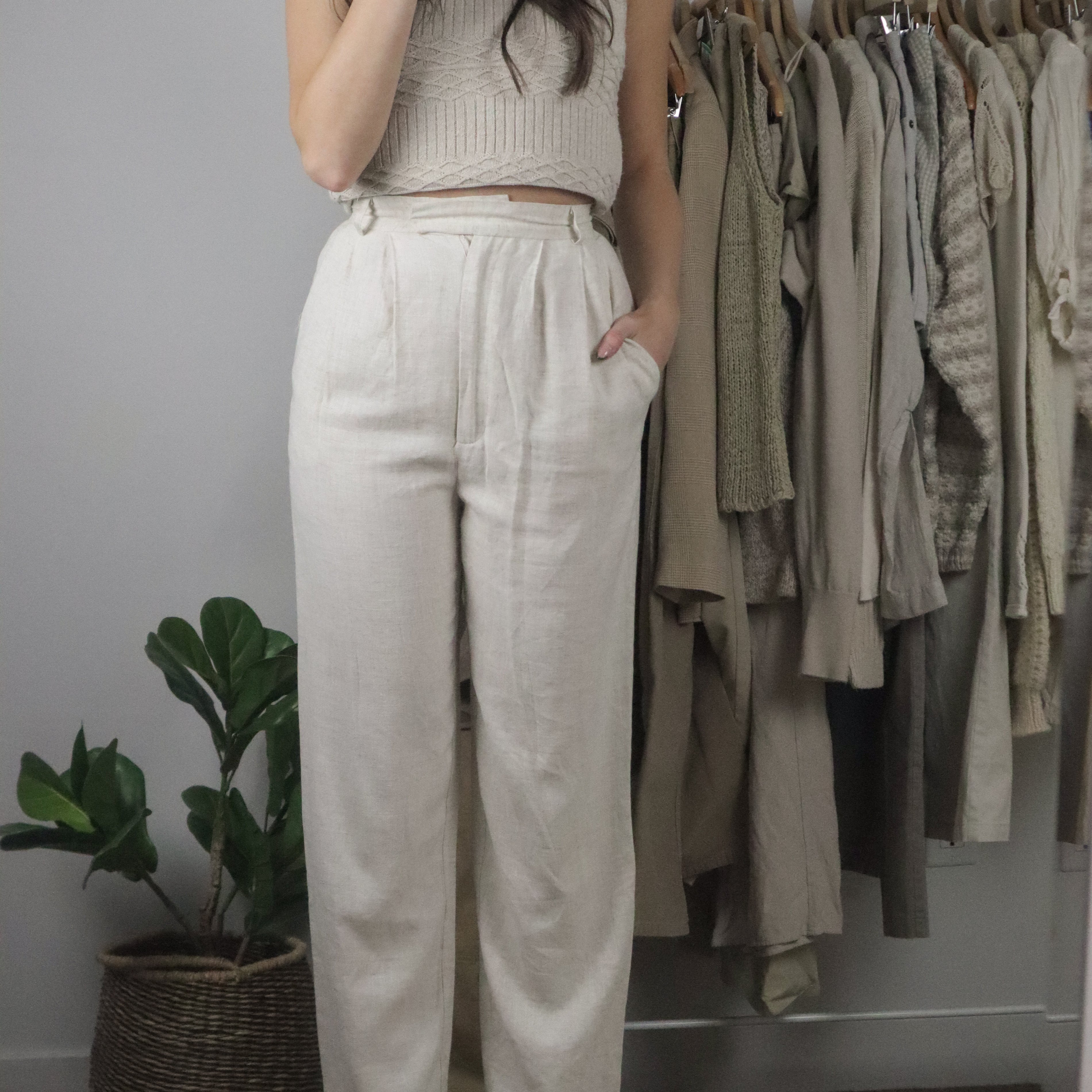 Modern x Linen Blend Trouser (XXS/XS)