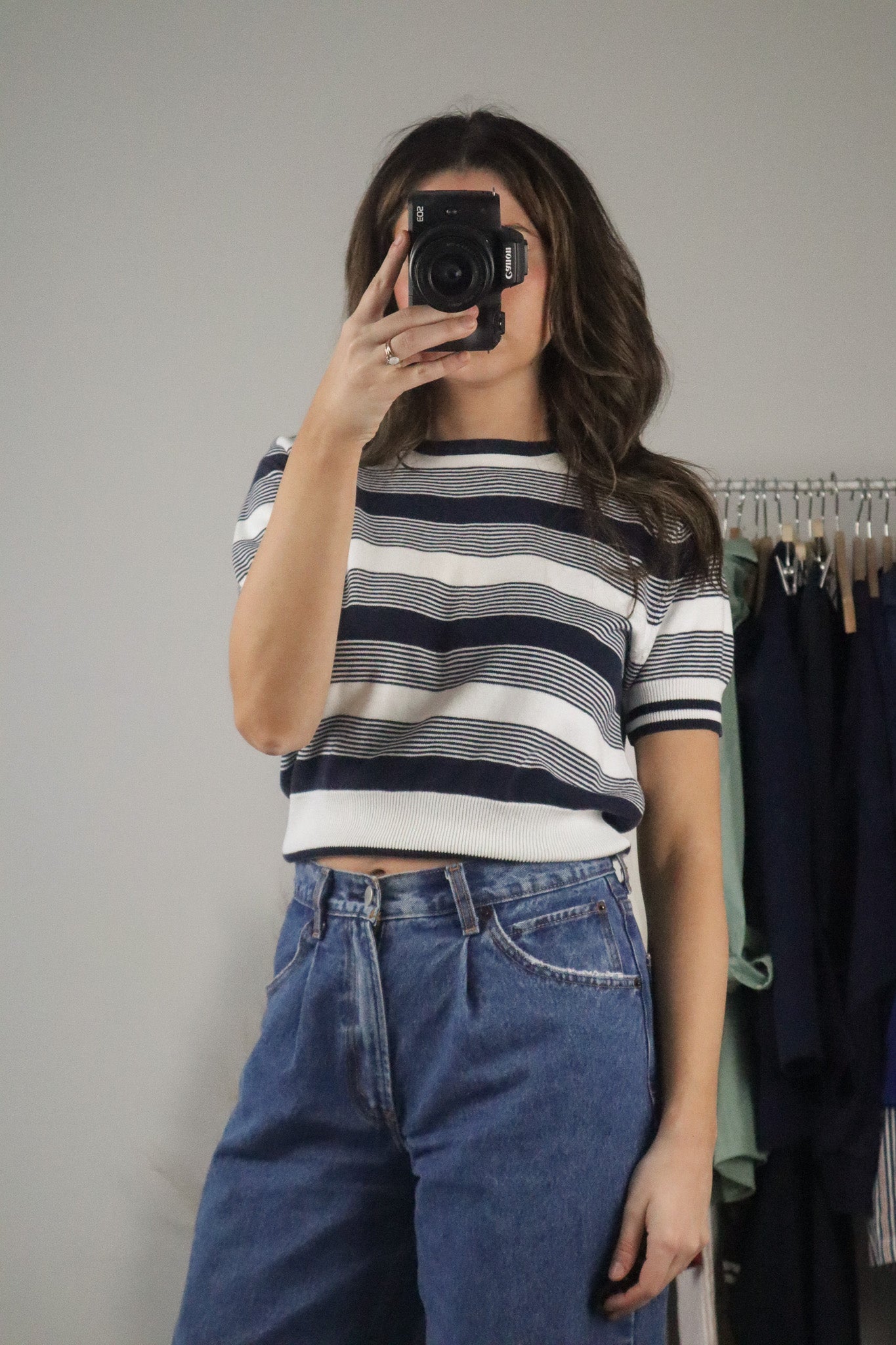 Vintage x Striped T-Shirt (S)