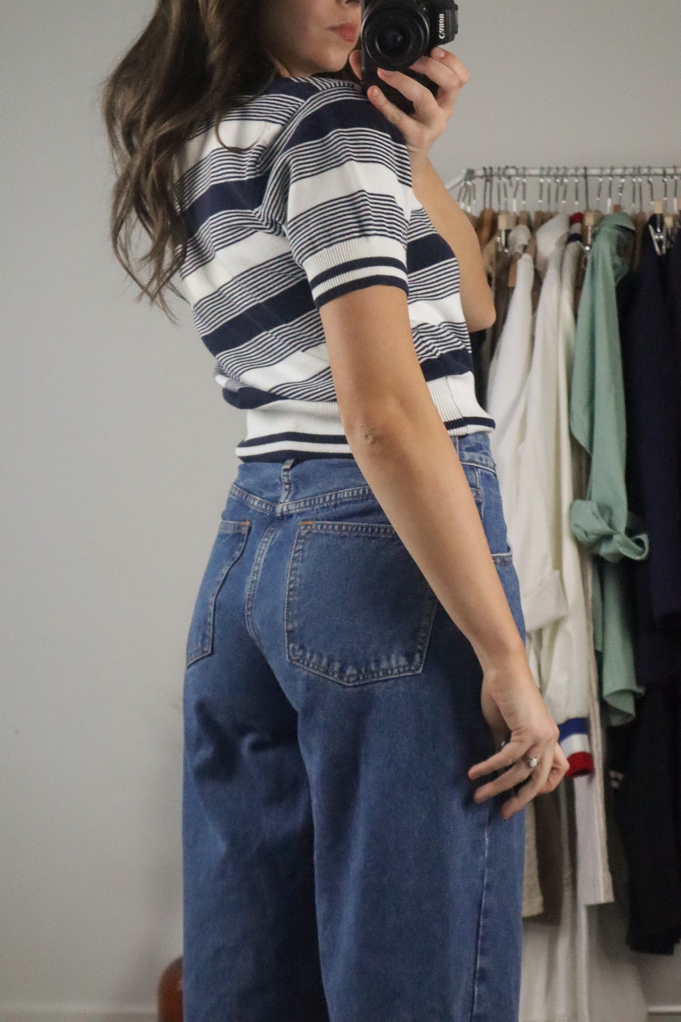 Vintage x Striped T-Shirt (S)