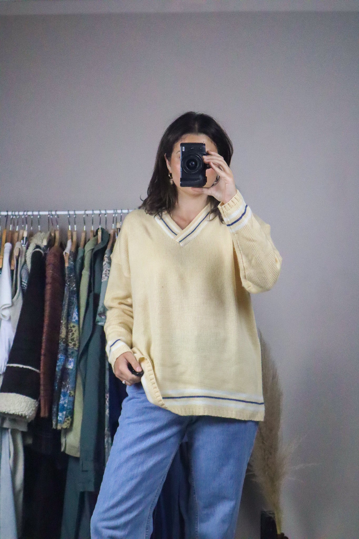 Vintage x Preppy Knit Sweater (M/L)