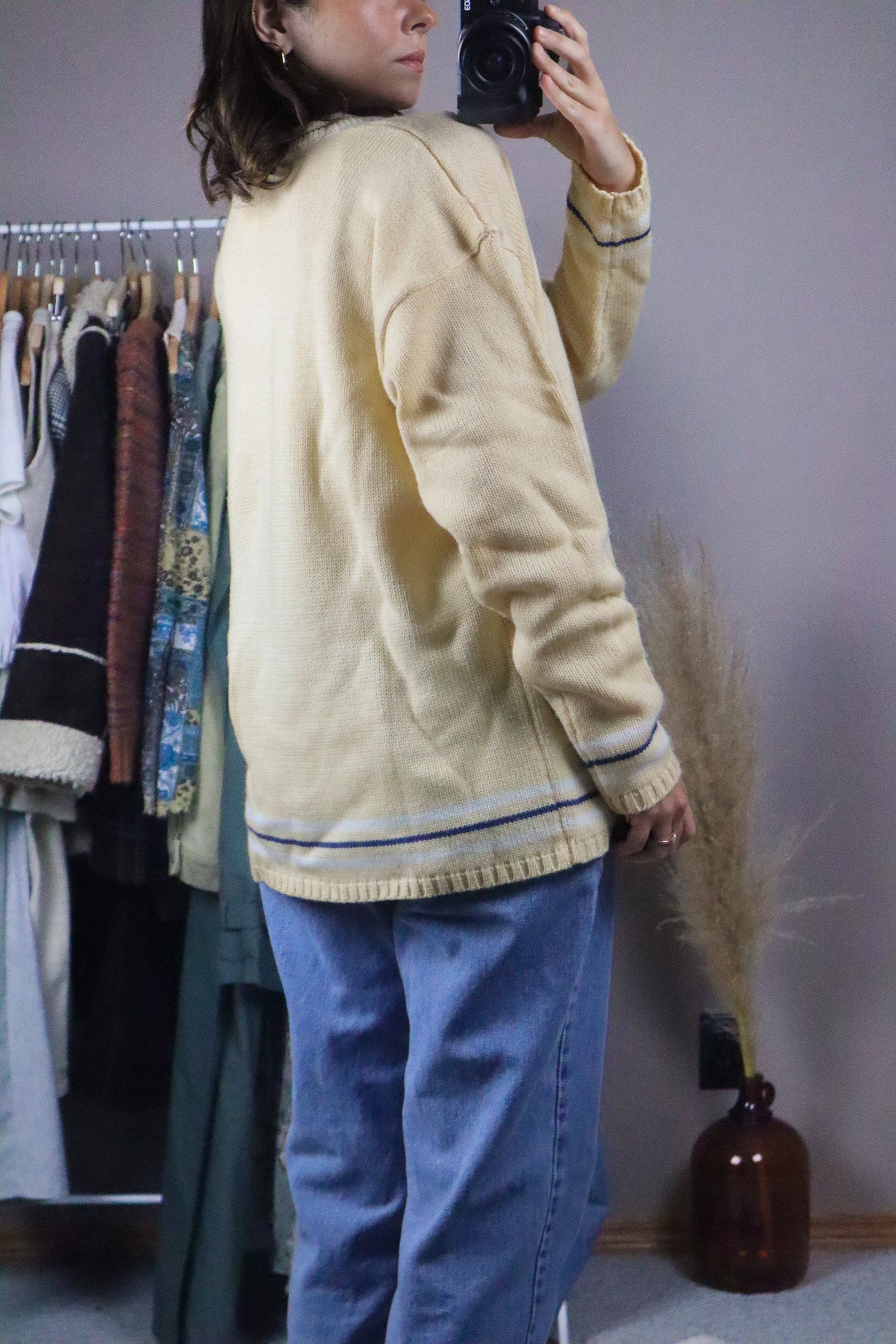 Vintage x Preppy Knit Sweater (M/L)