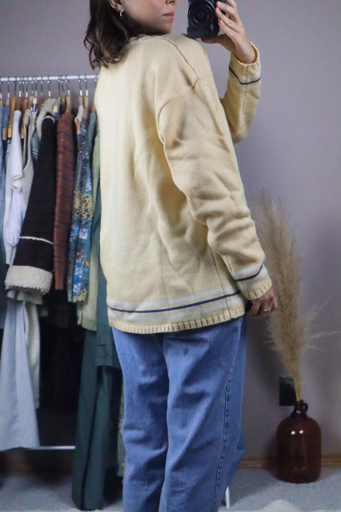 Vintage x Preppy Knit Sweater (M/L)