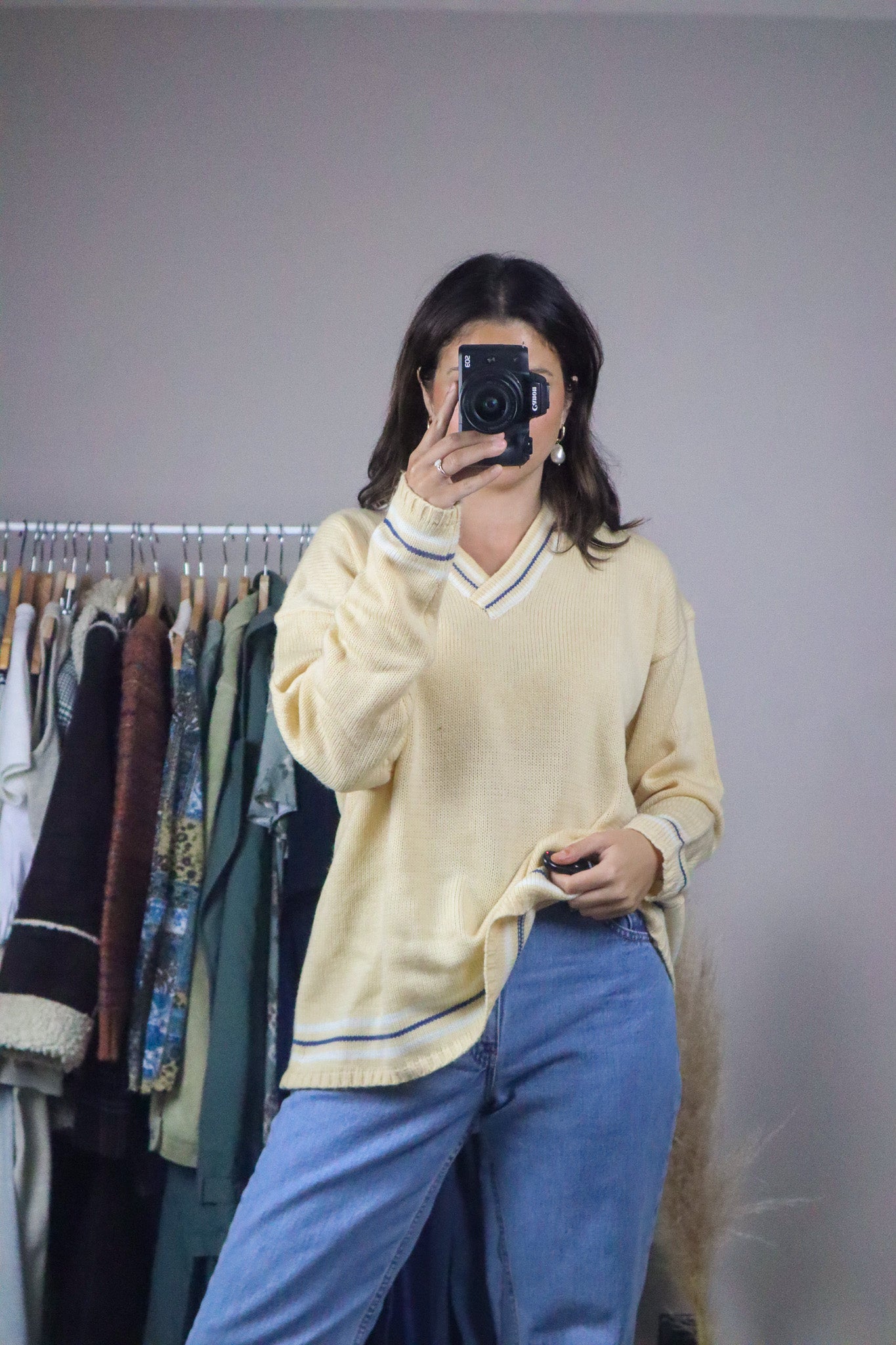 Vintage x Preppy Knit Sweater (M/L)