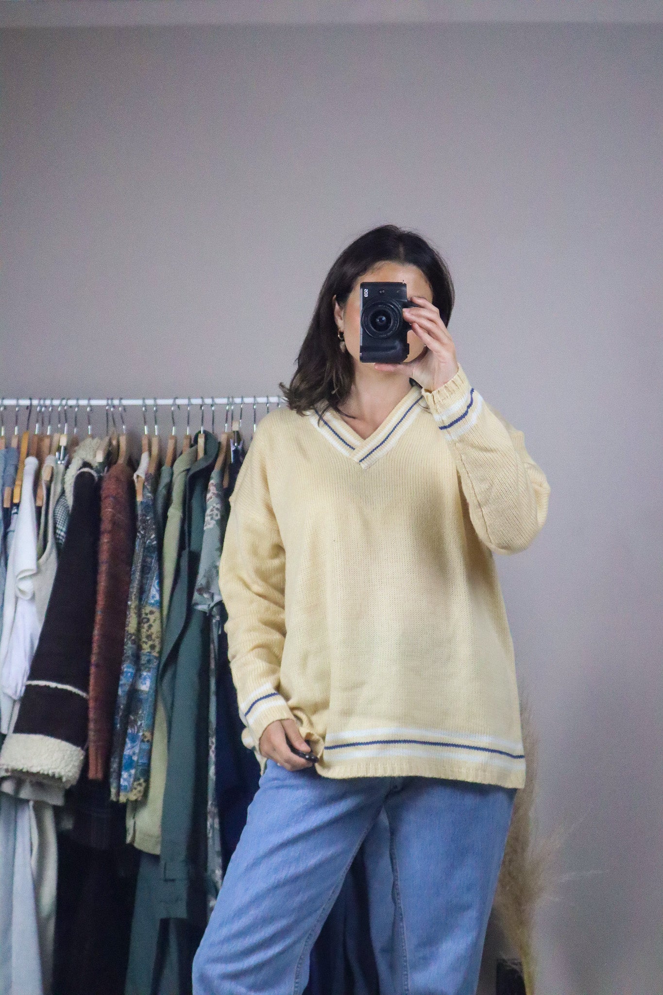 Vintage x Preppy Knit Sweater (M/L)