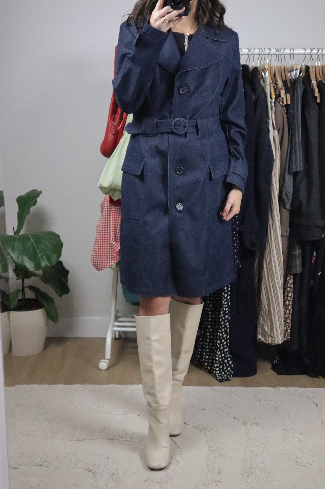 Vintage x Denim Trench Coat (6)