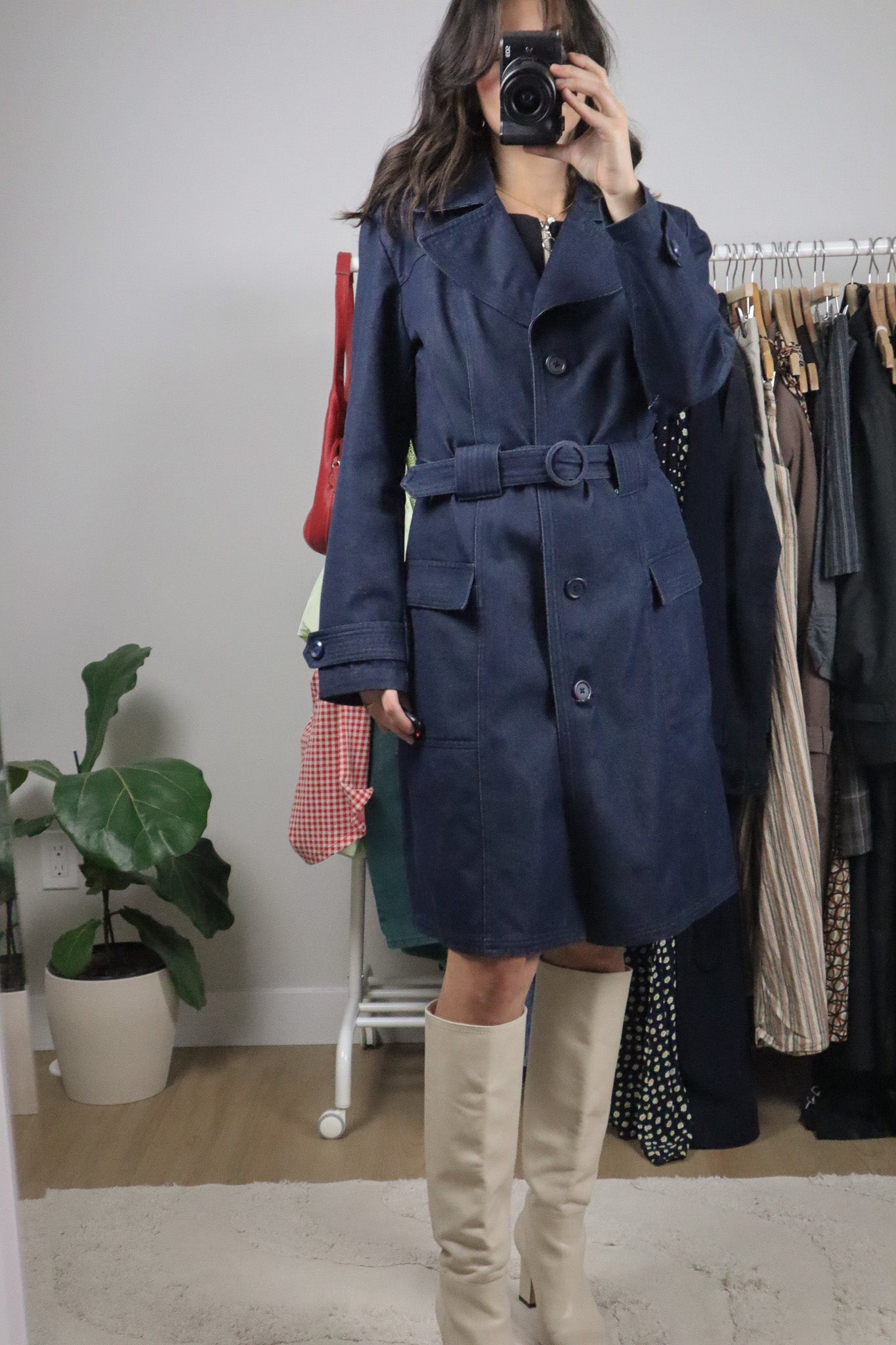 Vintage x Denim Trench Coat (6)