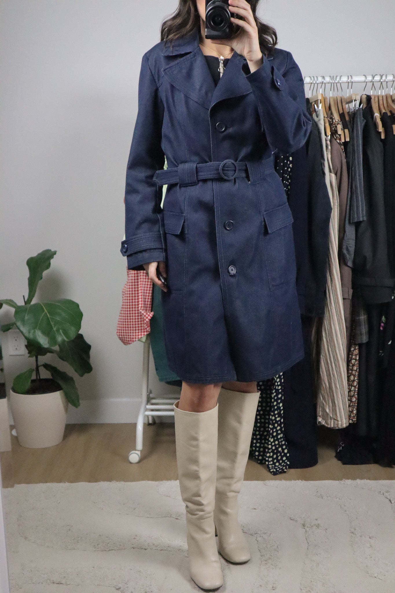 Vintage x Denim Trench Coat (6)