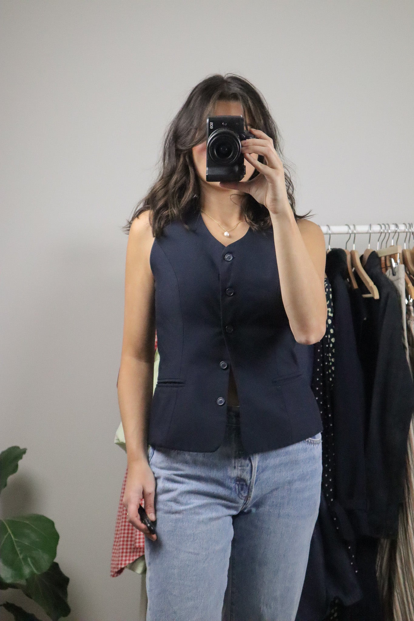 Made in Canada x Vintage x Wool Blend Vest (S)