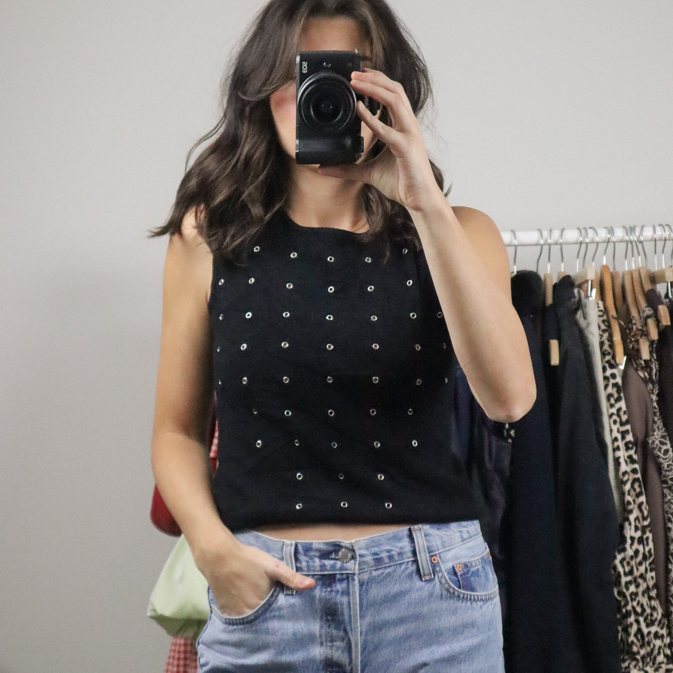 Vintage x 90s Studded Tank Top (S)