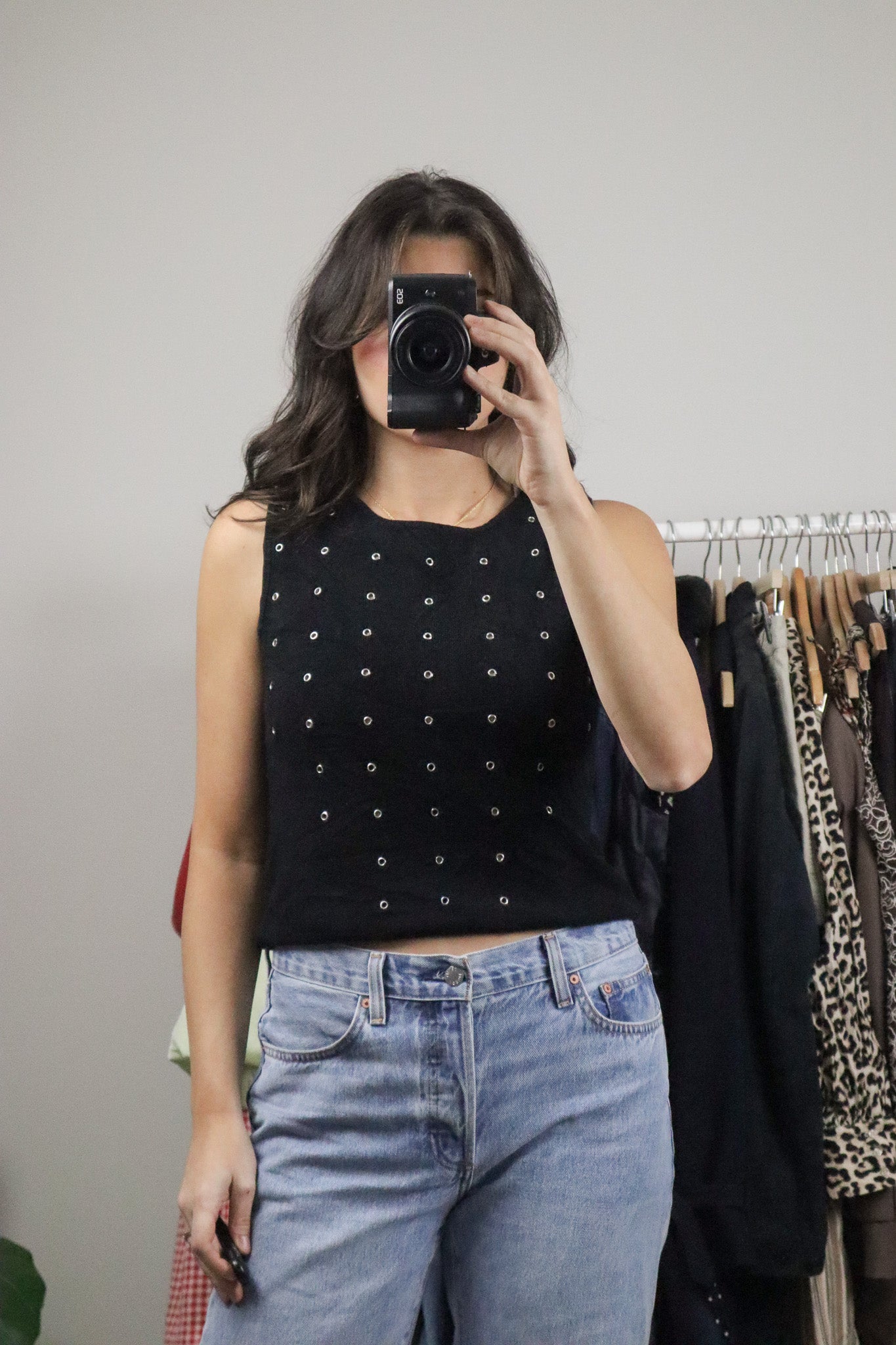 Vintage x 90s Studded Tank Top (S)