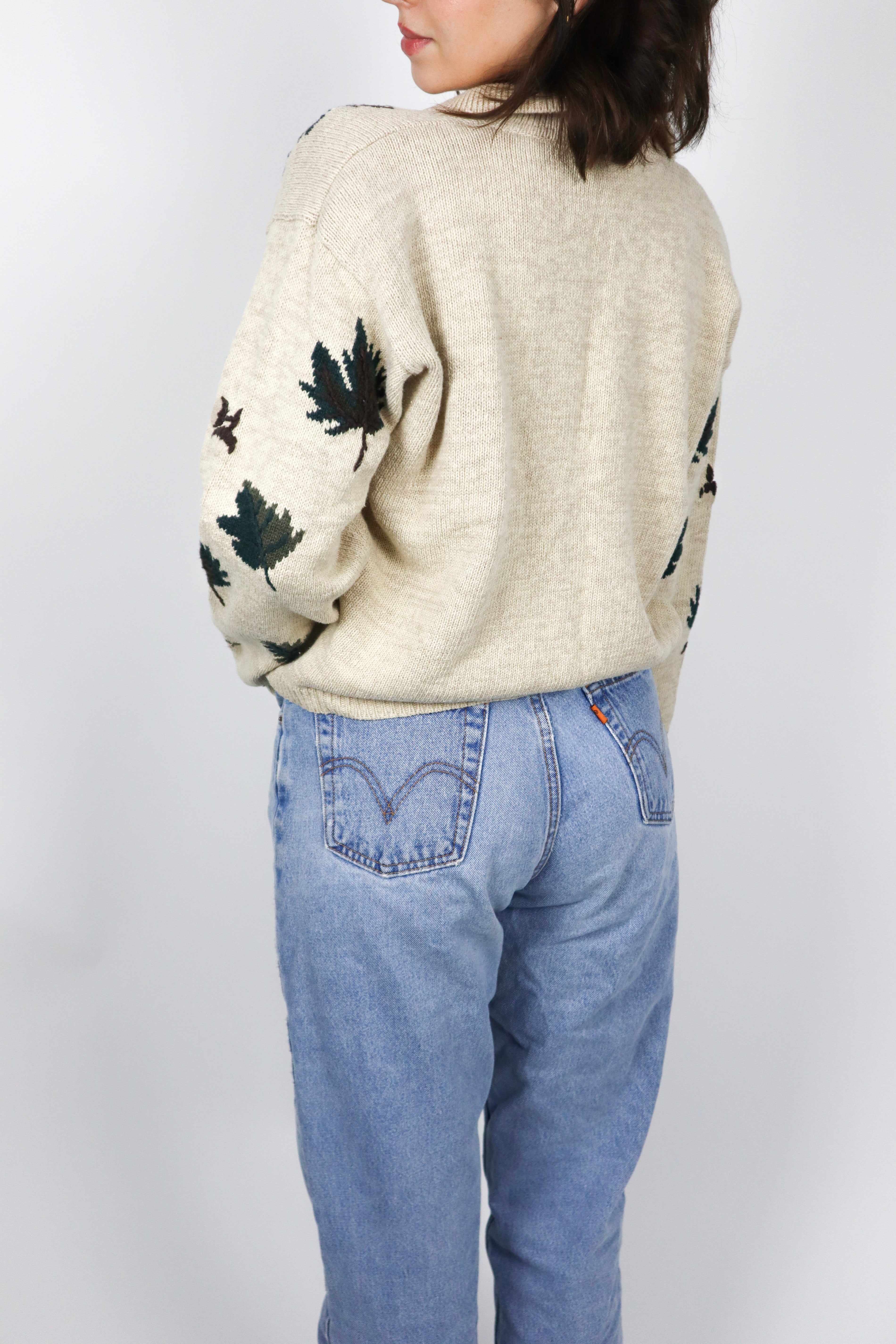 Vintage x Embroidered Cardigan (XS/S)