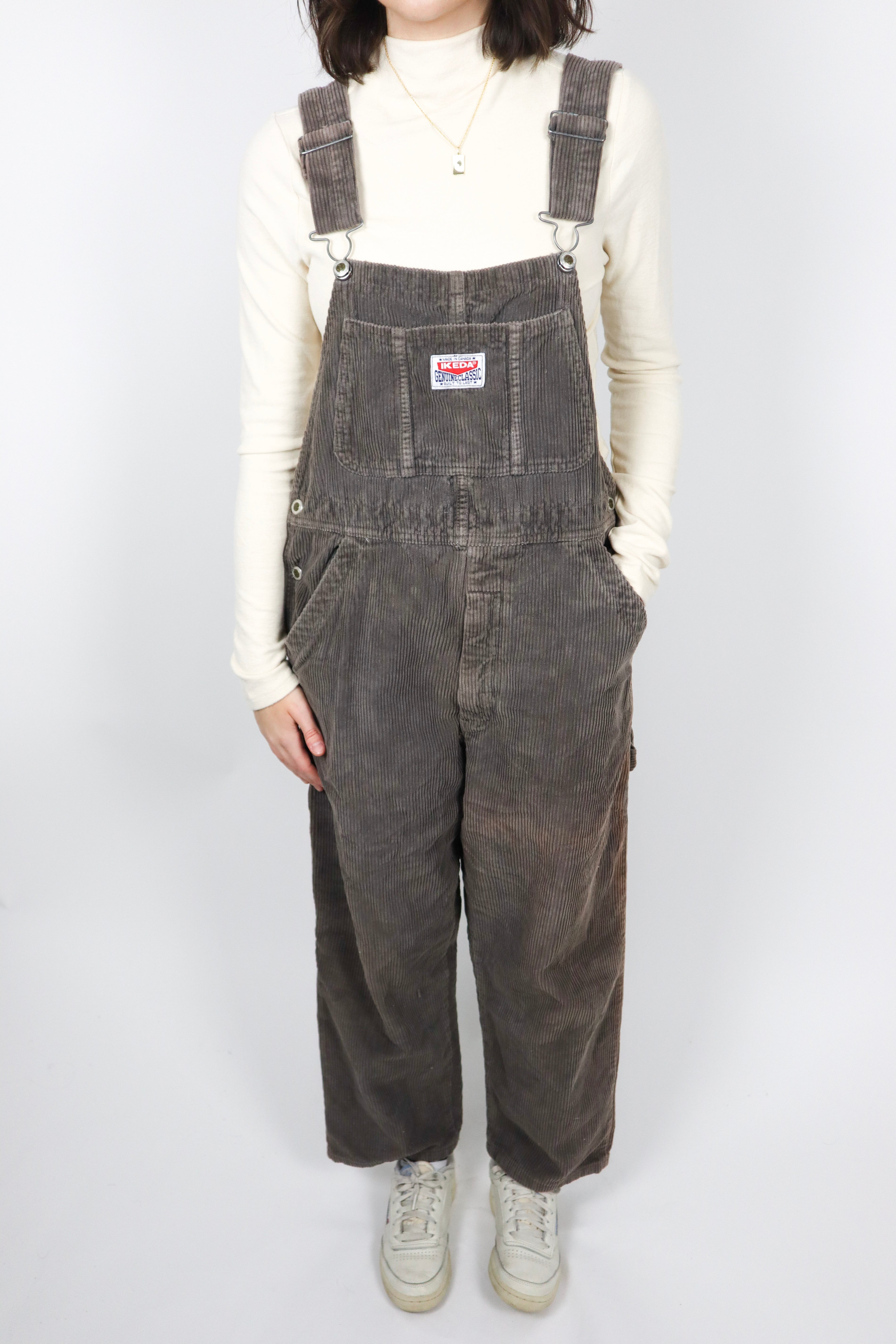 Vintage x Make in Canada x Ikeda Corduroy Overalls (S/M)