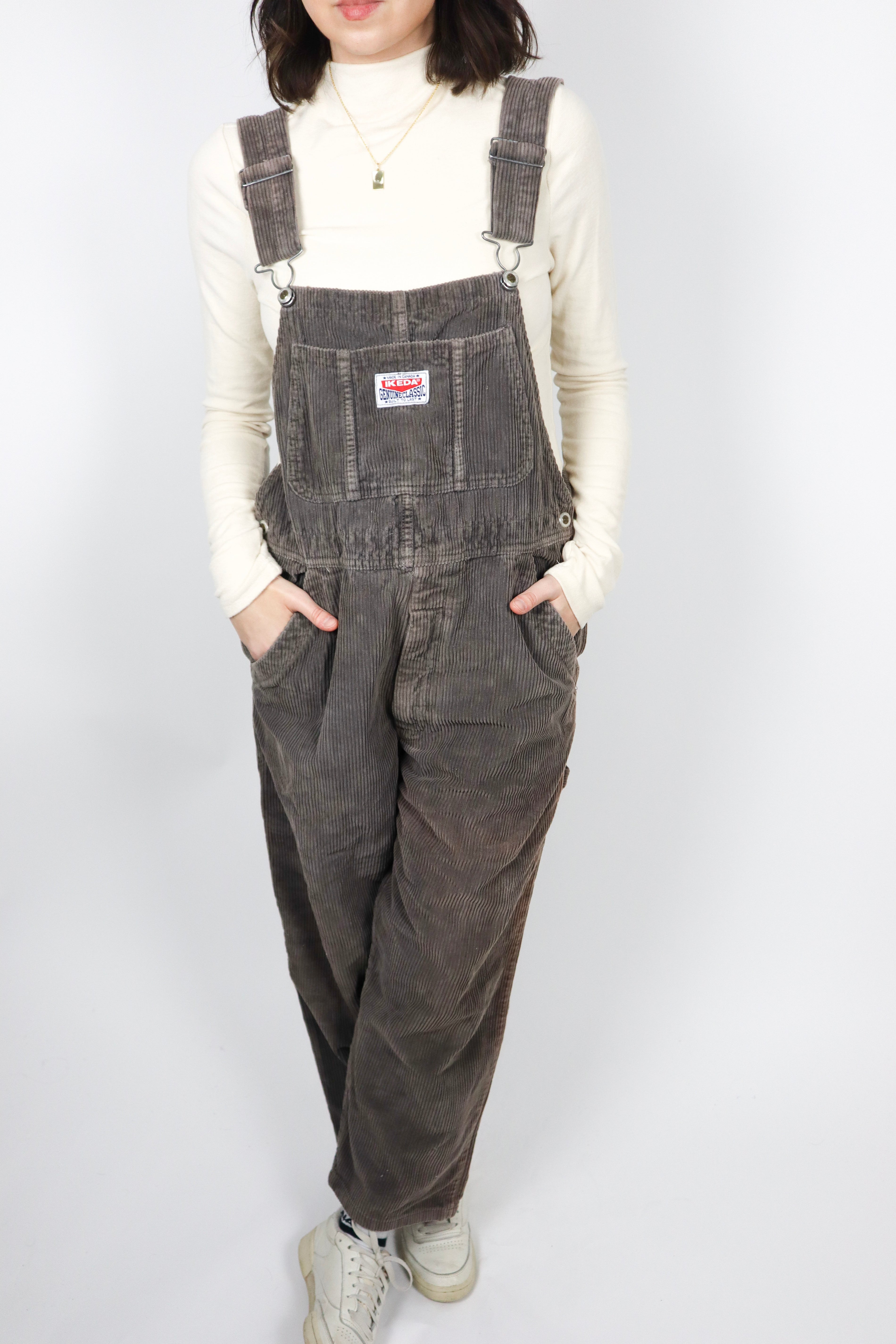 Vintage x Make in Canada x Ikeda Corduroy Overalls (S/M)