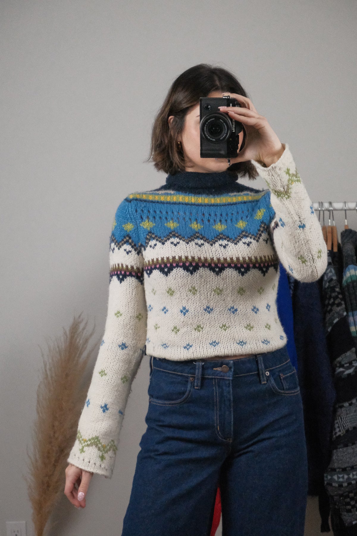 Vintage x Abercrombie & Fitch x Wool Blend Pattern Knit (XS)