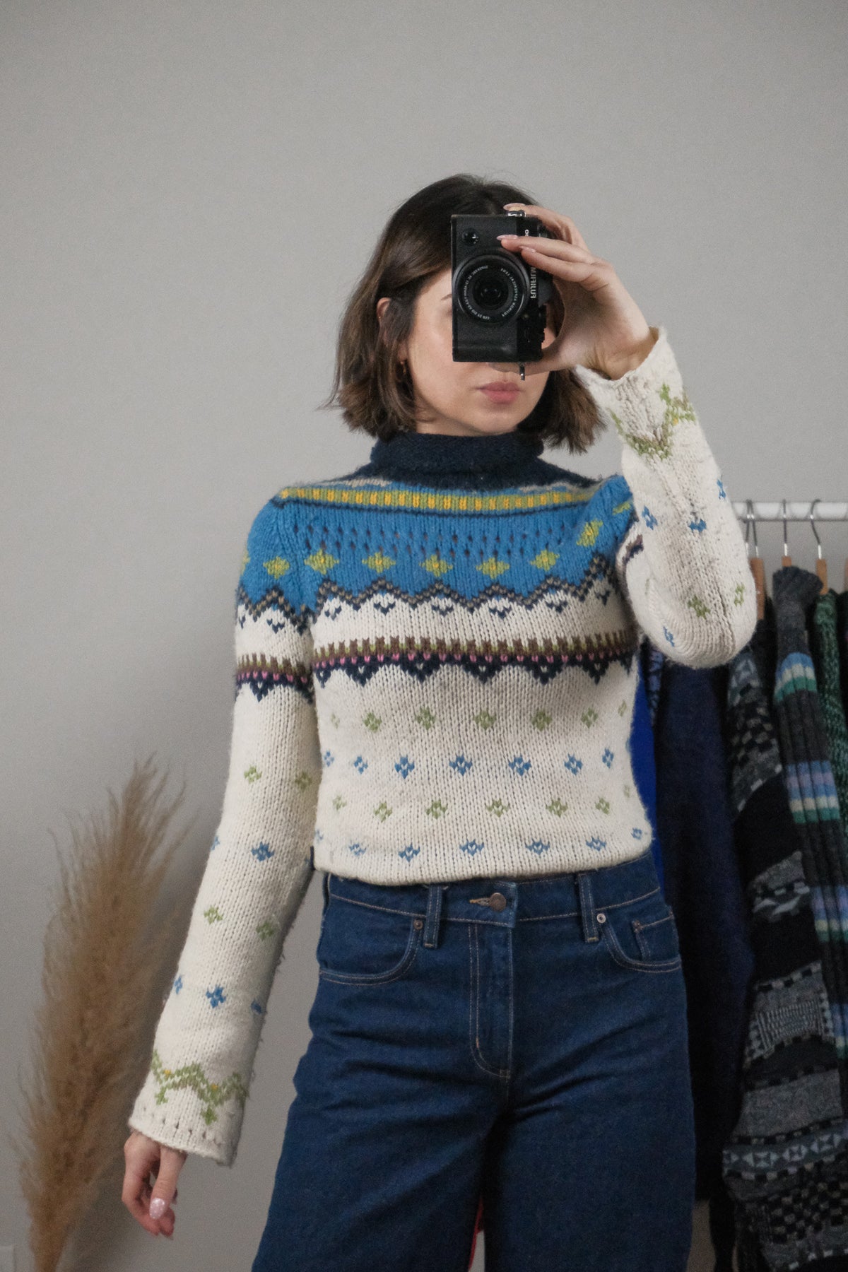 Vintage x Abercrombie & Fitch x Wool Blend Pattern Knit (XS)