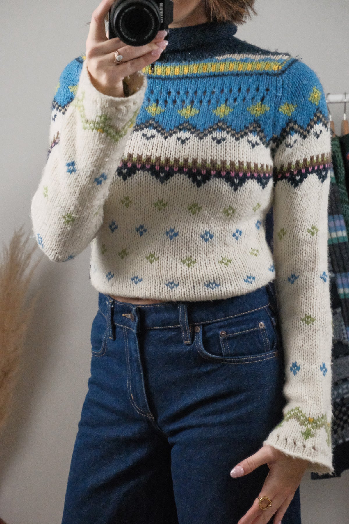 Vintage x Abercrombie & Fitch x Wool Blend Pattern Knit (XS)