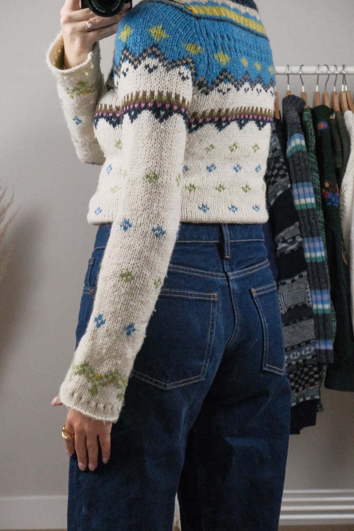 Vintage x Abercrombie & Fitch x Wool Blend Pattern Knit (XS)